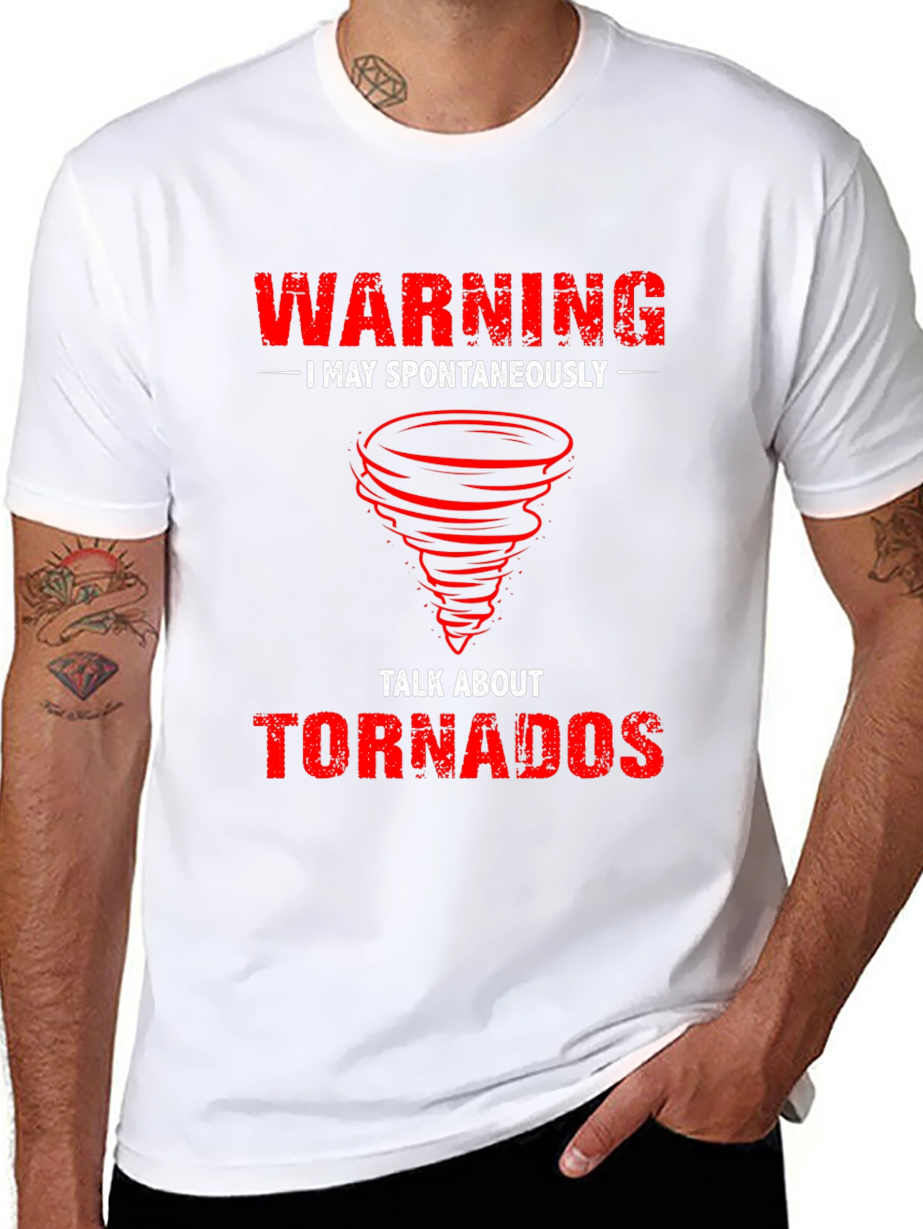 Warning Tornado Enthusiast Tee