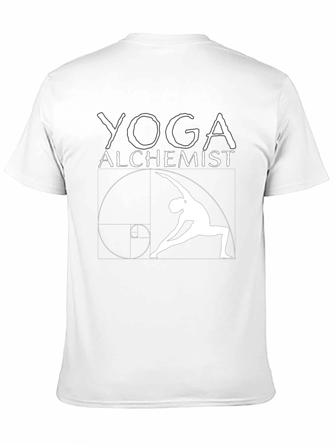 Yoga Alchemist Black T-Shirt - Spiritual Design
