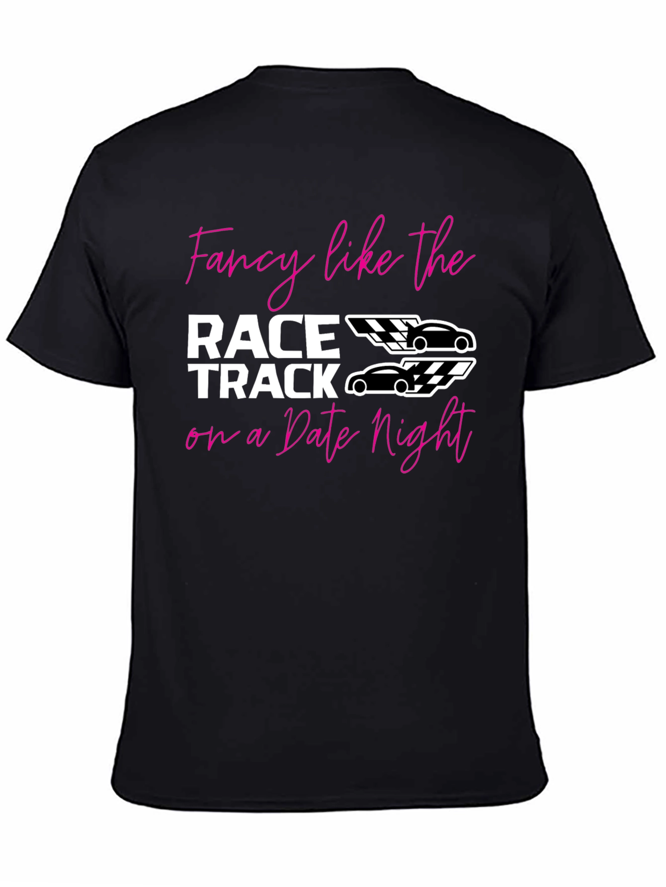 Fancy Race Track Date Night Graphic Tee