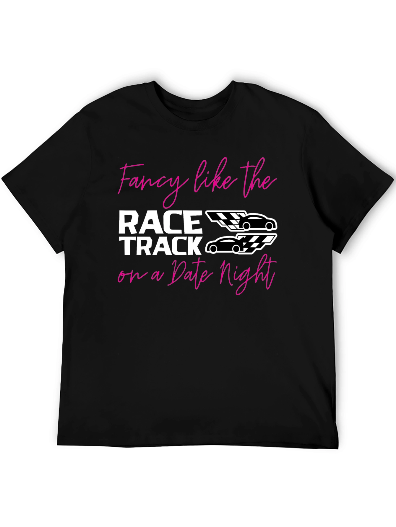 Fancy Race Track Date Night Graphic Tee