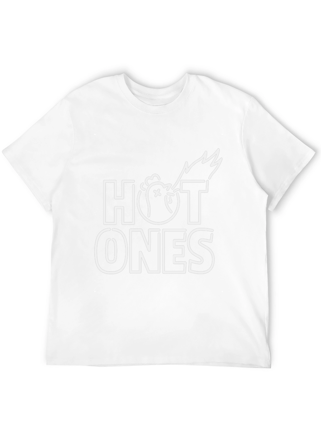 Hot Ones Graphic Tee - Black Cotton T-Shirt
