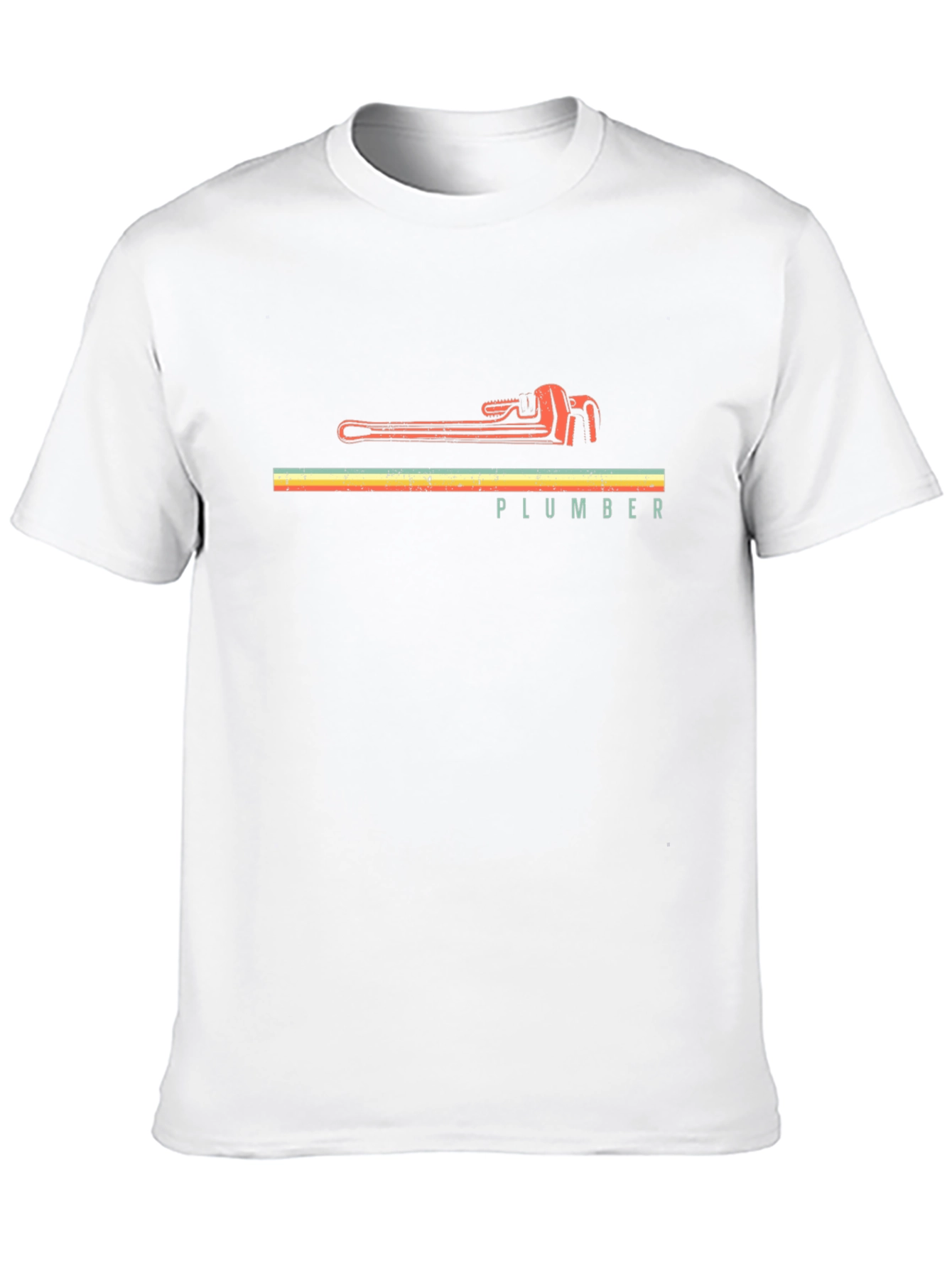 Retro Plumber T-Shirt - Cool Plumbing Tee