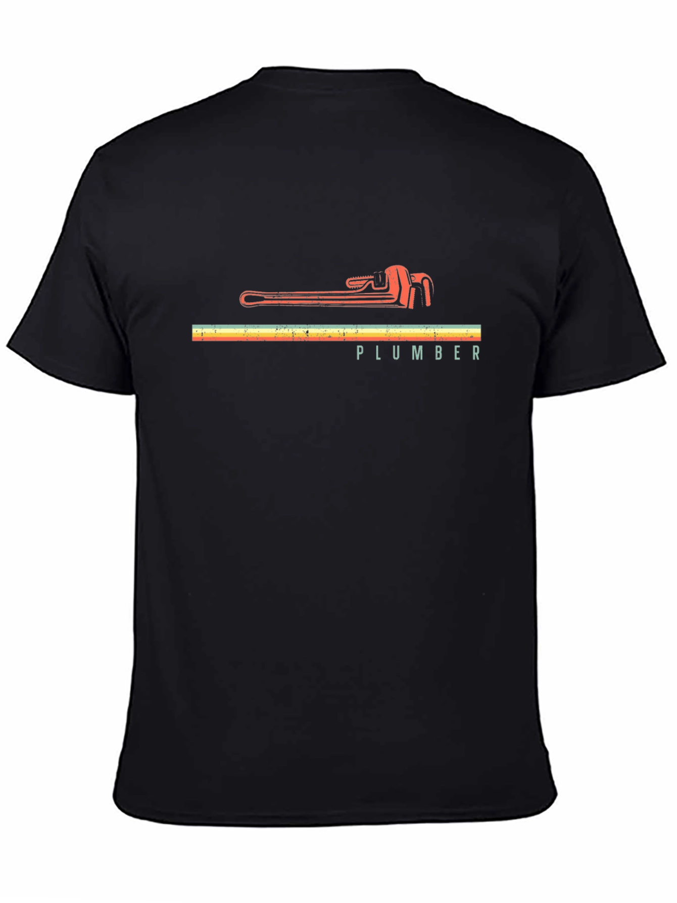 Retro Plumber T-Shirt - Cool Plumbing Tee