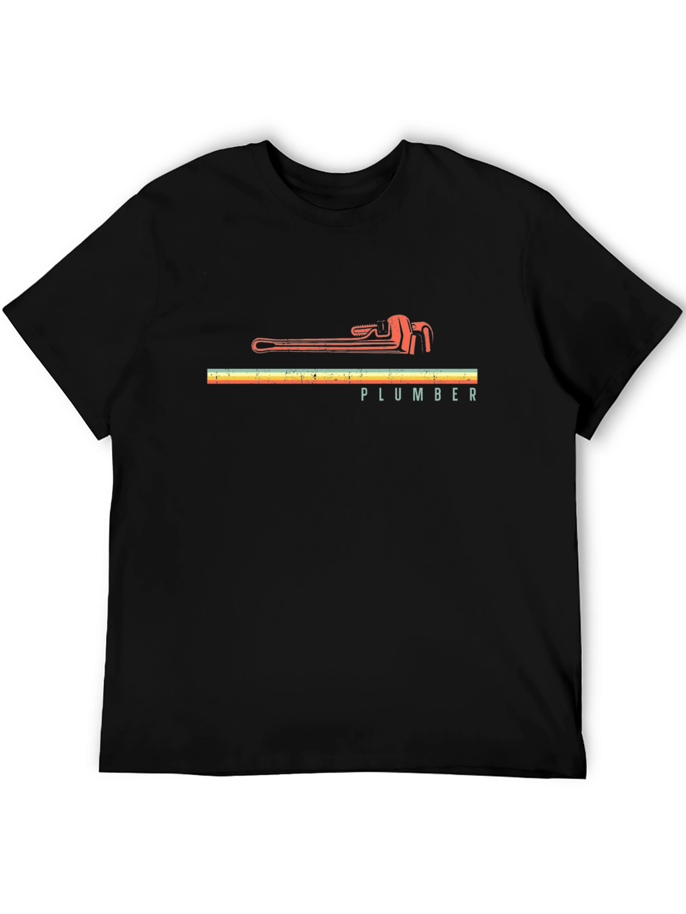 Retro Plumber T-Shirt - Cool Plumbing Tee