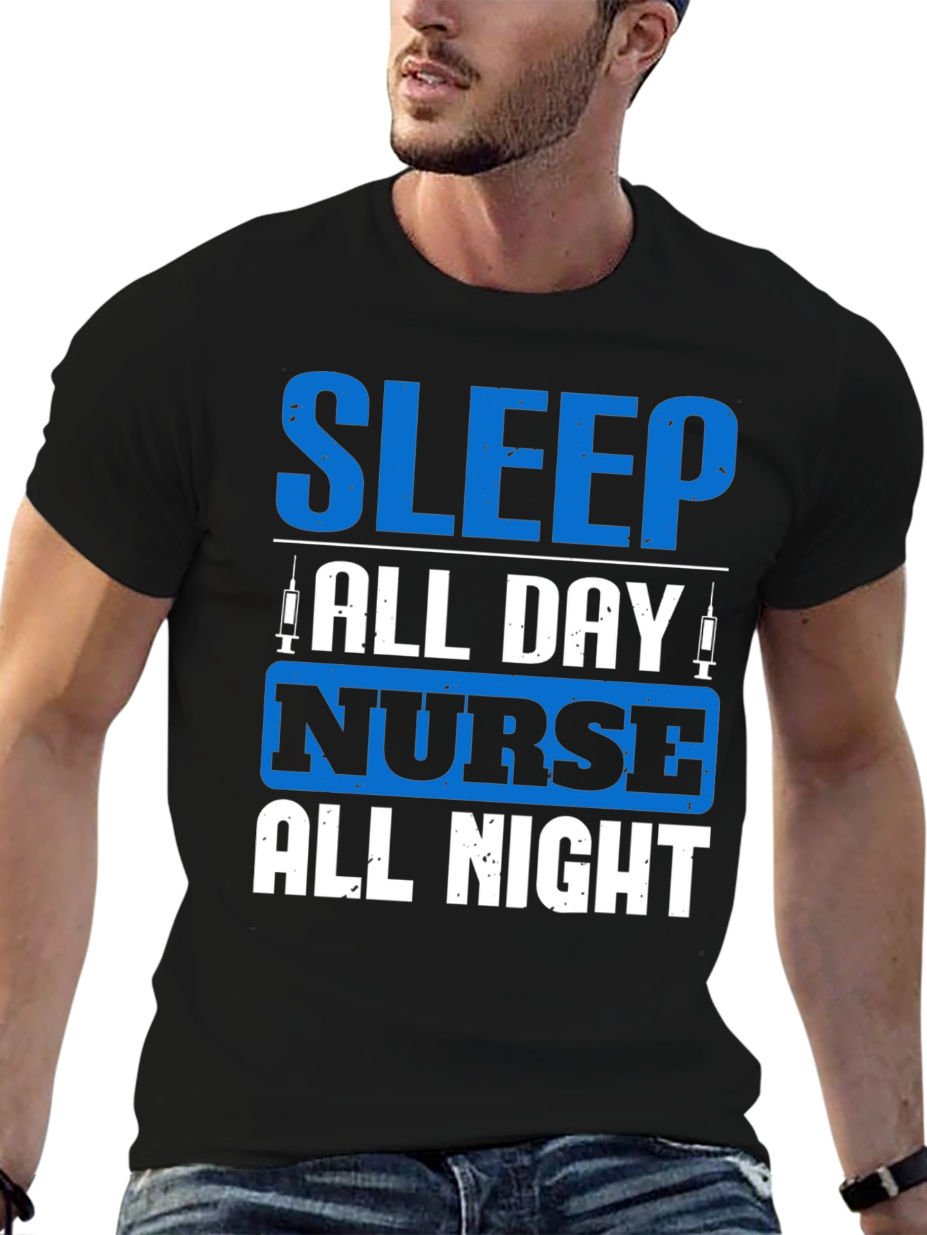 Sleep All Day Nurse All Night T-Shirt