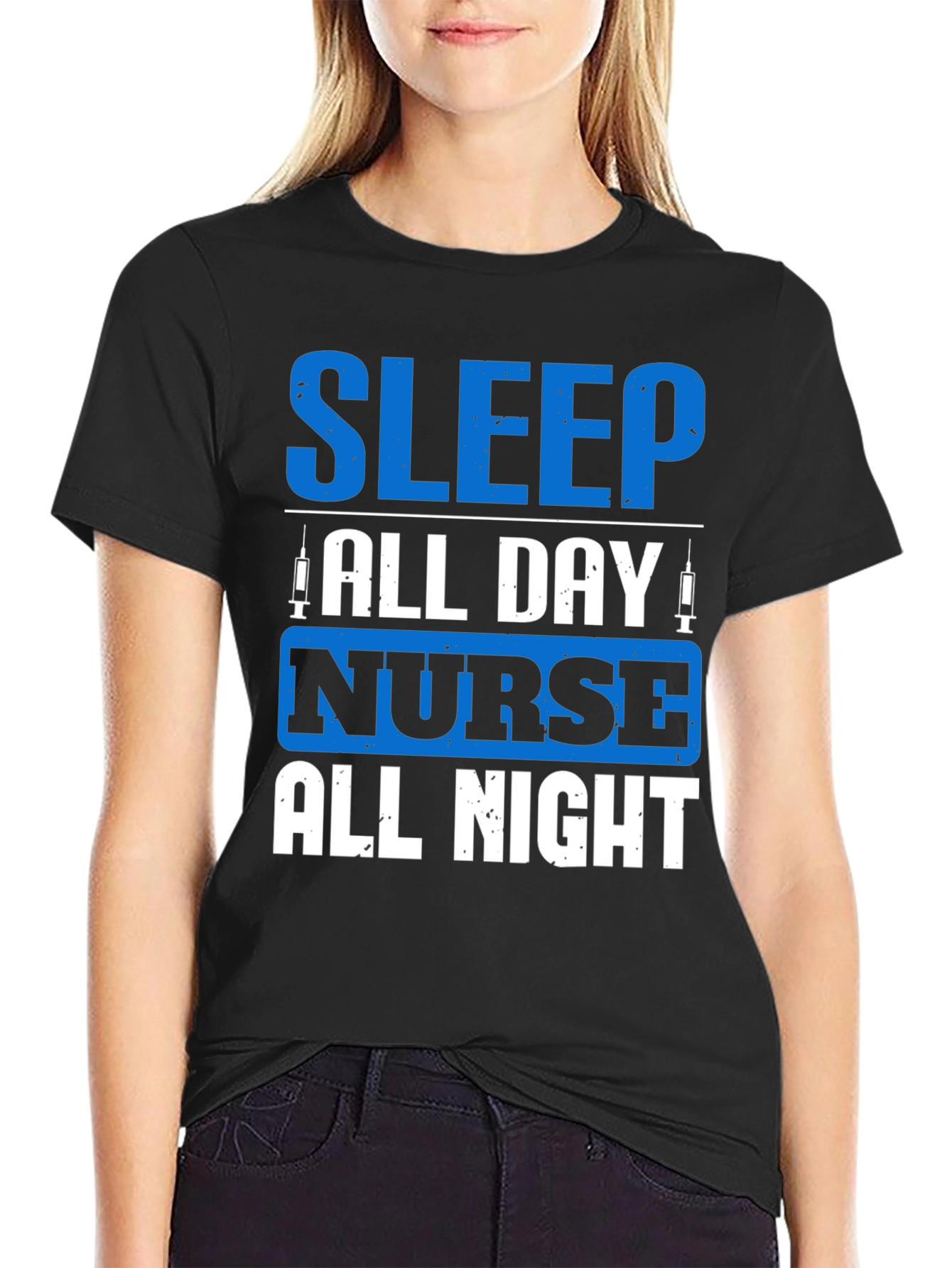 Sleep All Day Nurse All Night T-Shirt