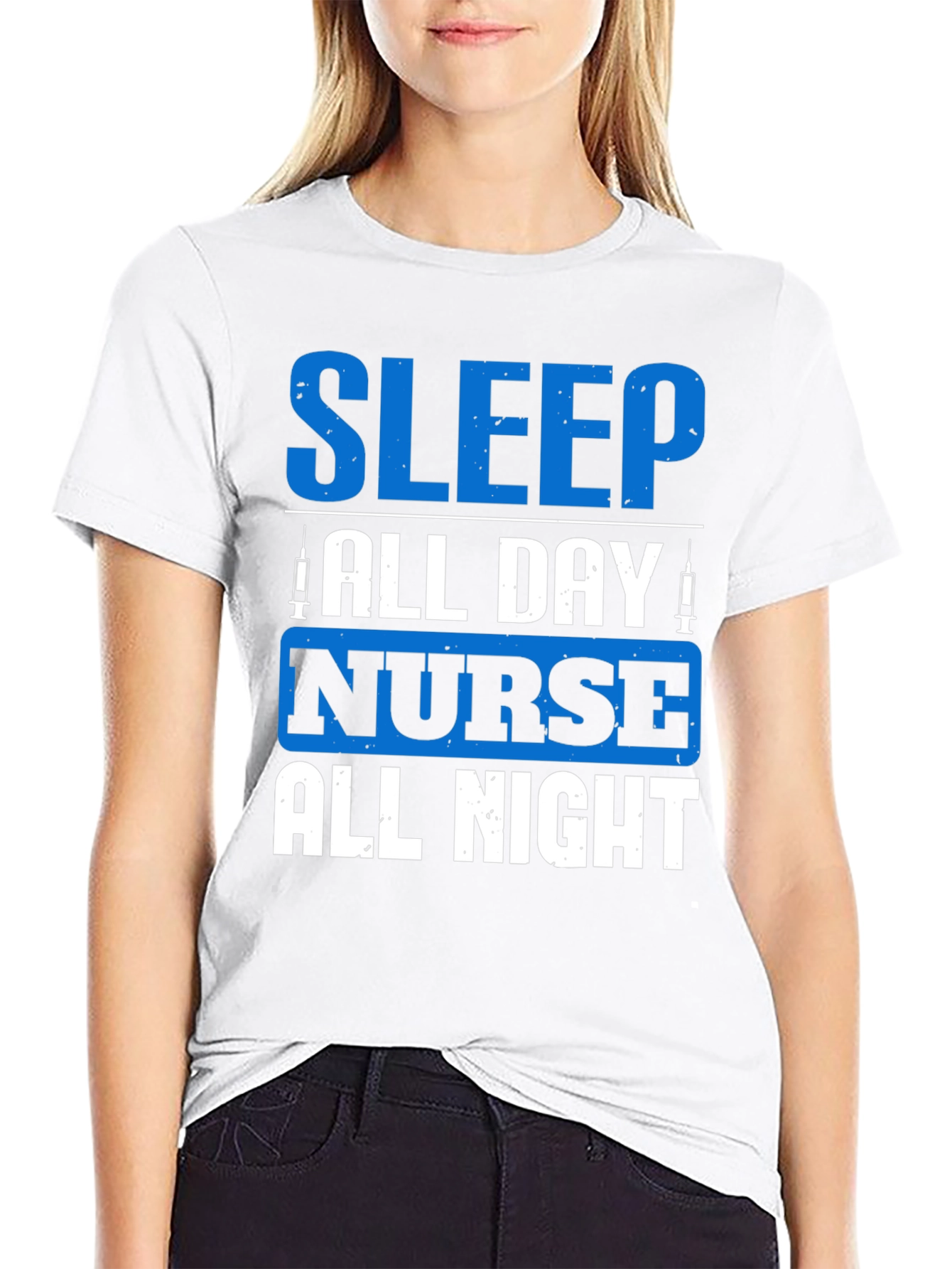 Sleep All Day Nurse All Night T-Shirt