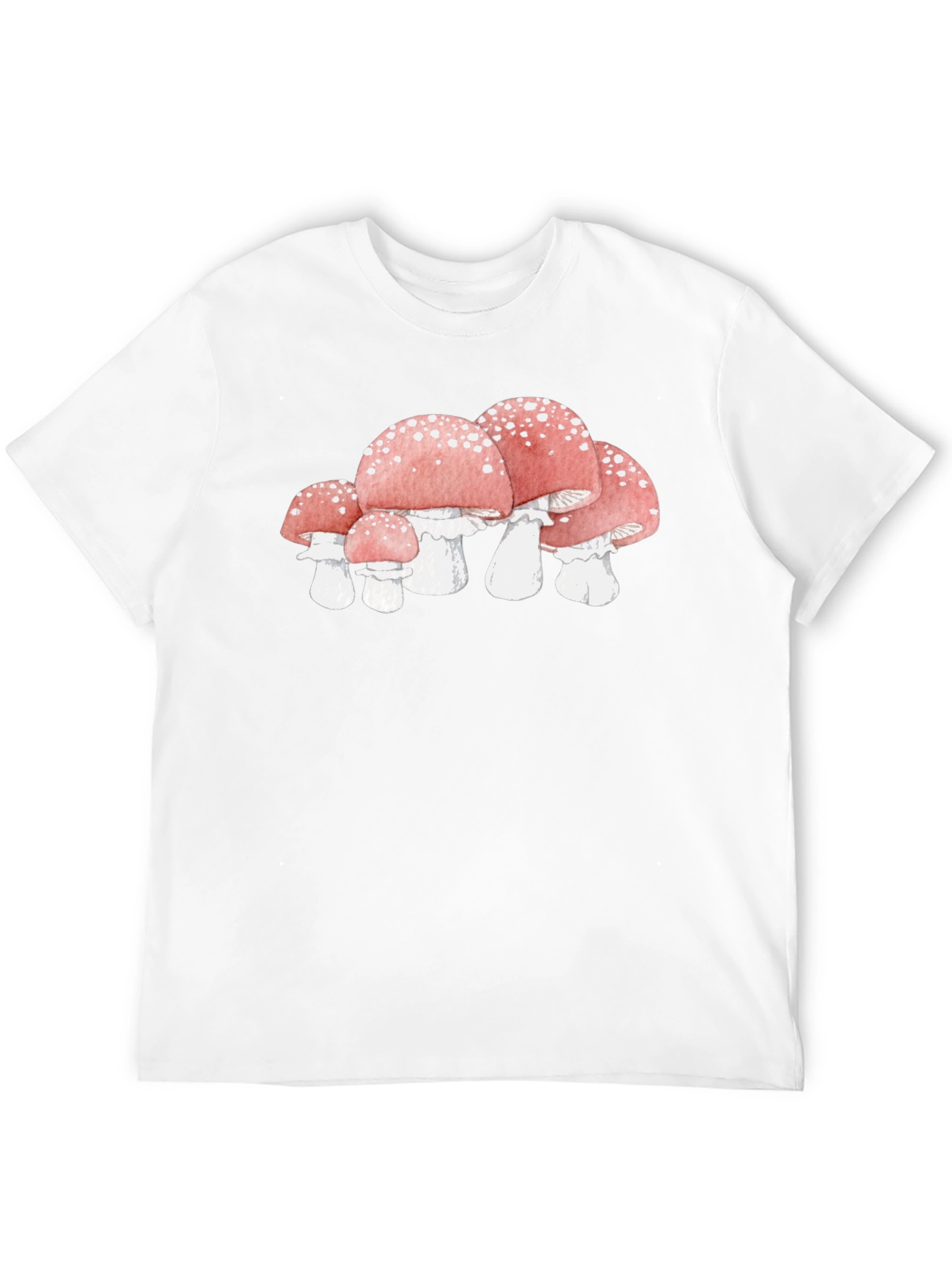 Mushroom Graphic Black T-Shirt