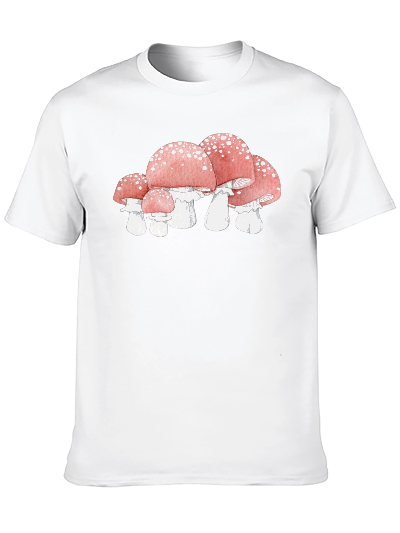 Mushroom Graphic Black T-Shirt