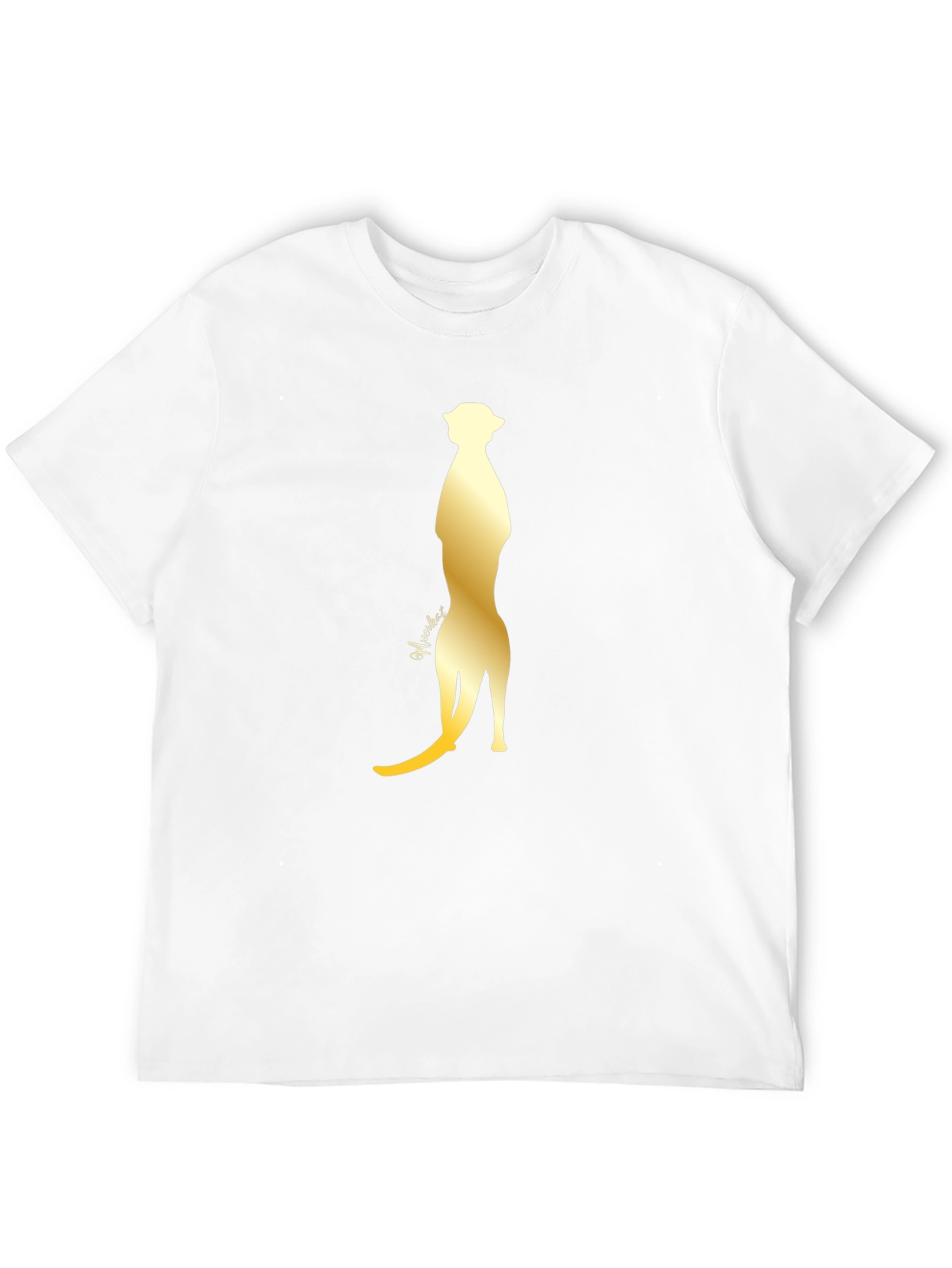 Mens Black Meerkat Graphic T-Shirt