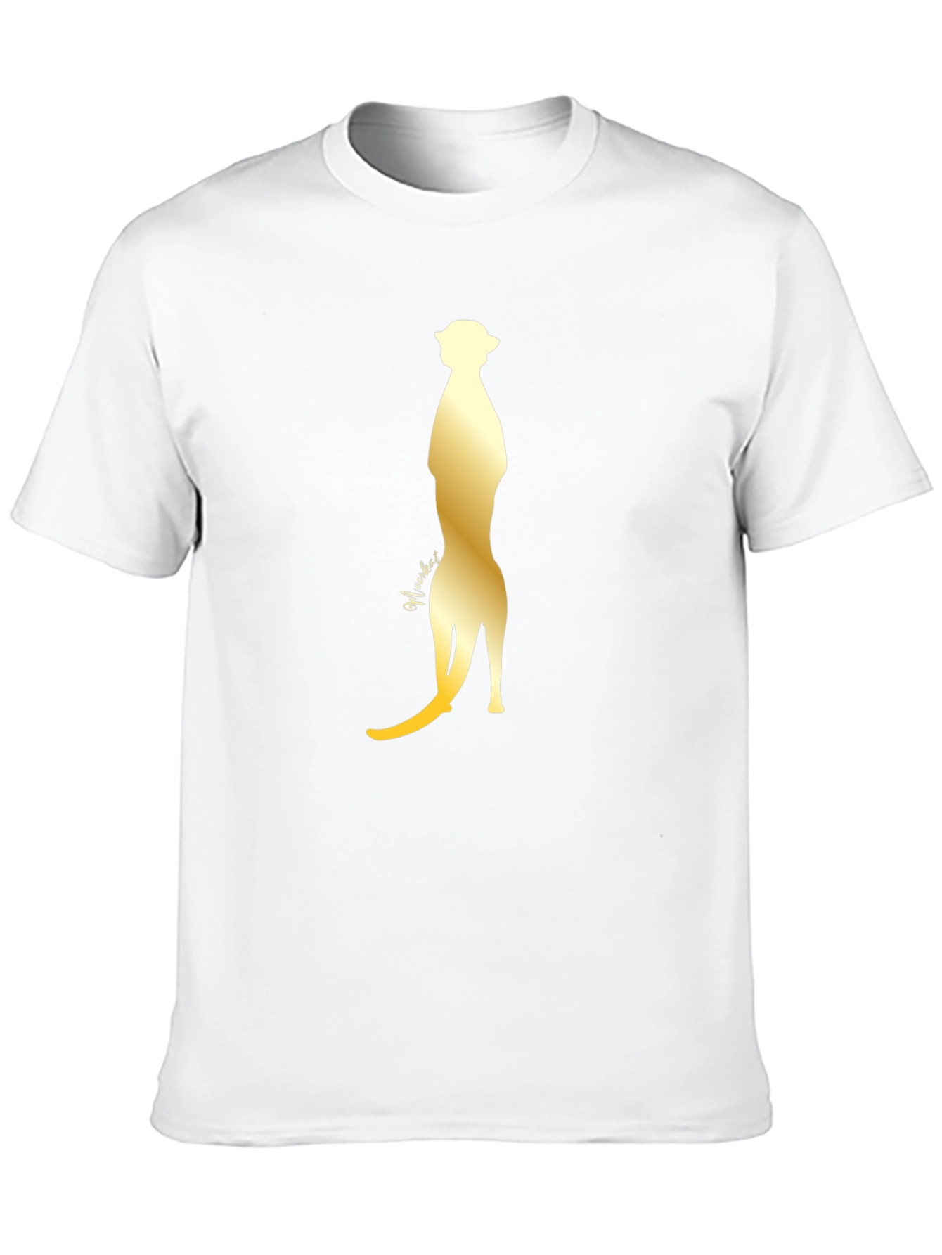 Mens Black Meerkat Graphic T-Shirt