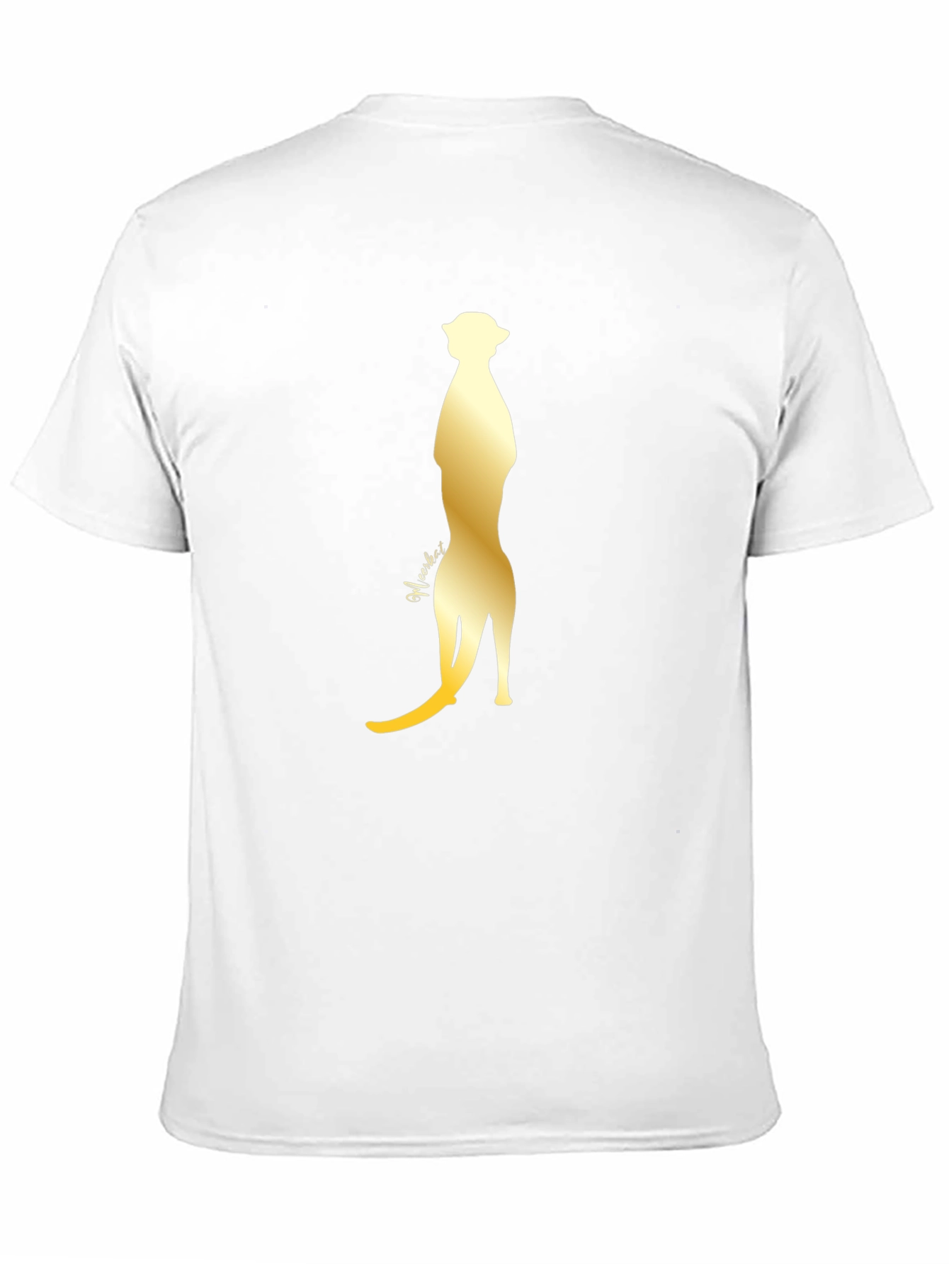 Mens Black Meerkat Graphic T-Shirt