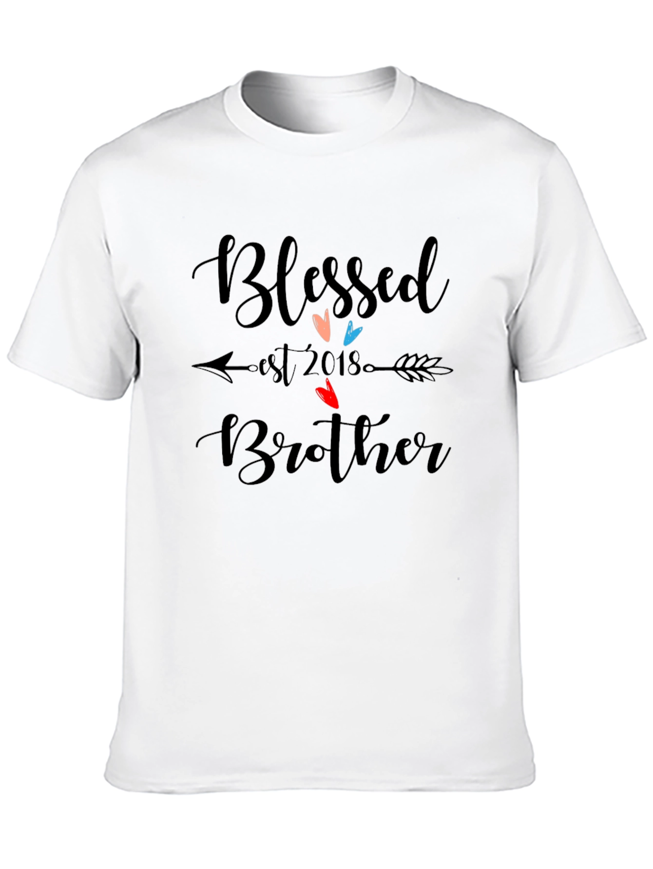 Blessed Brother Est 2018 Graphic T-Shirt