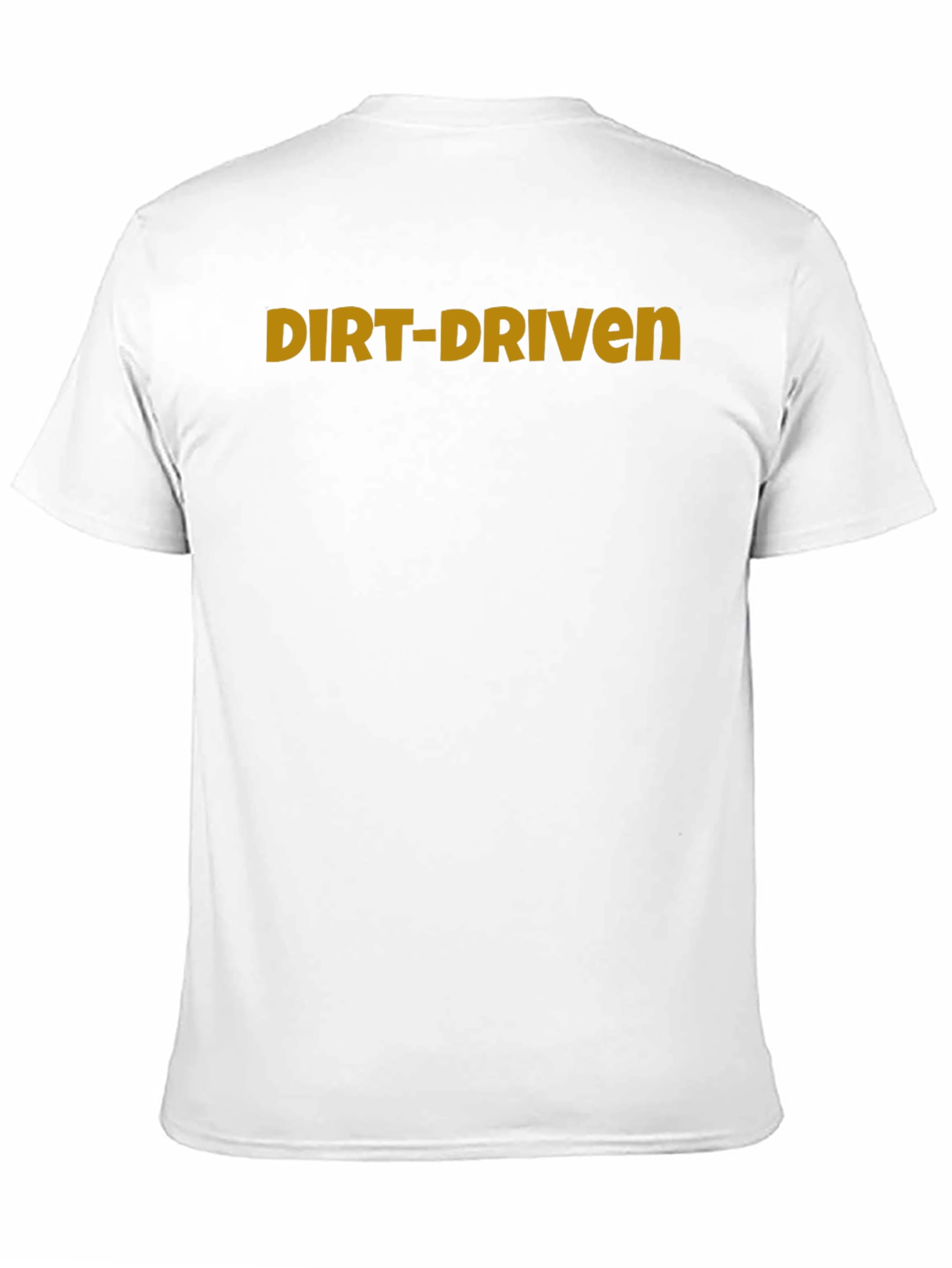 Dirt-Driven Graphic Tee - Black Cotton T-Shirt
