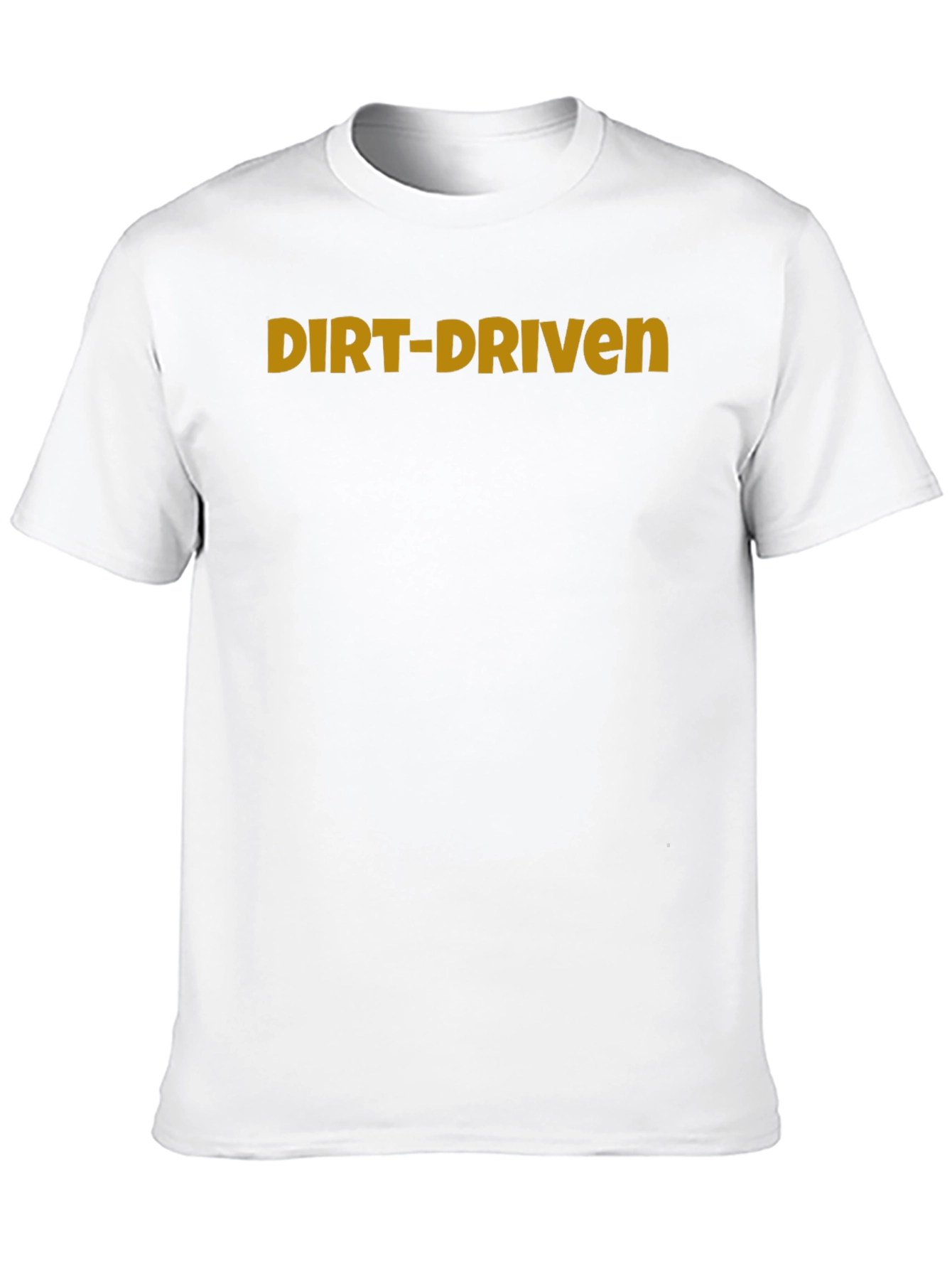Dirt-Driven Graphic Tee - Black Cotton T-Shirt