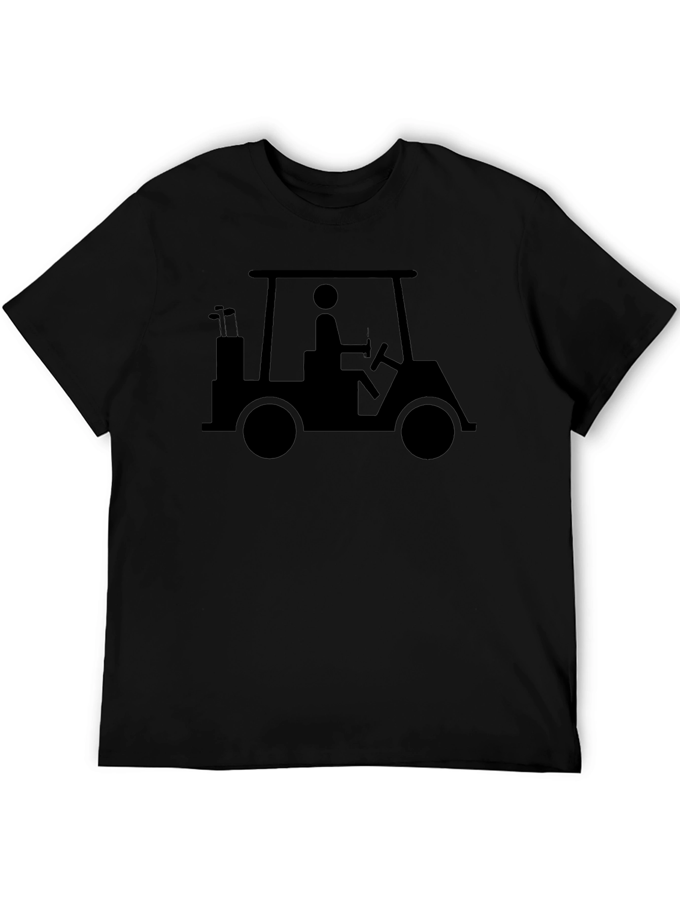 Golf Cart Graphic Tee - Stylish & Comfortable