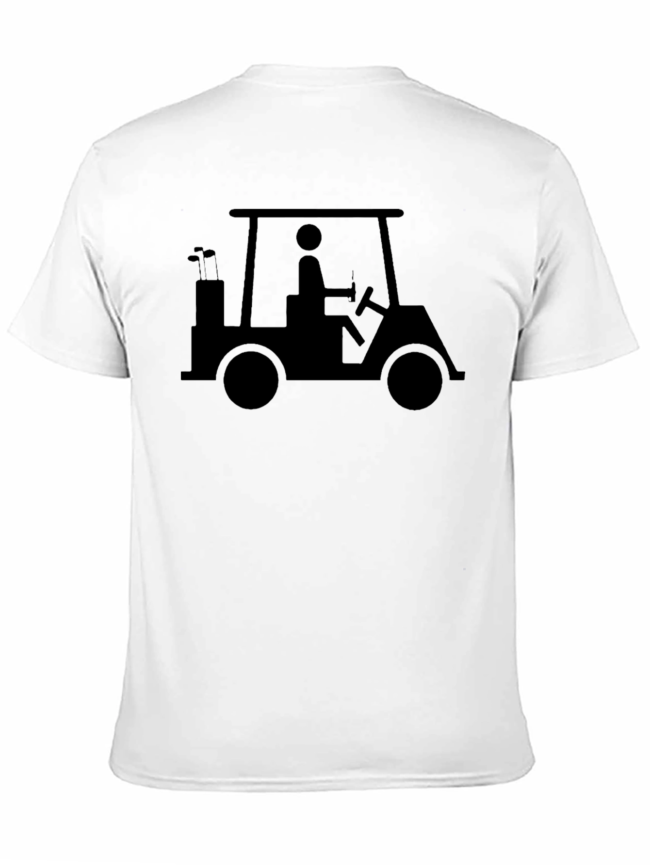 Golf Cart Graphic Tee - Stylish & Comfortable
