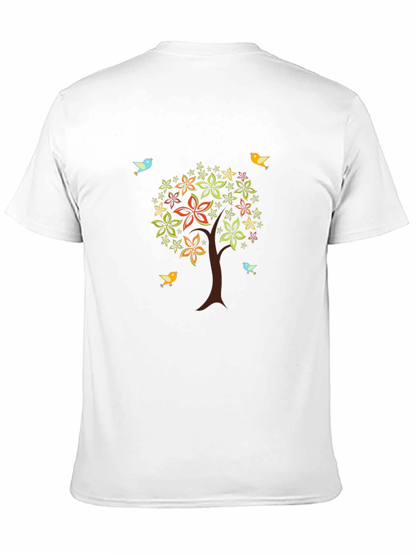 Natures Harmony Tee - Tree & Bird Design