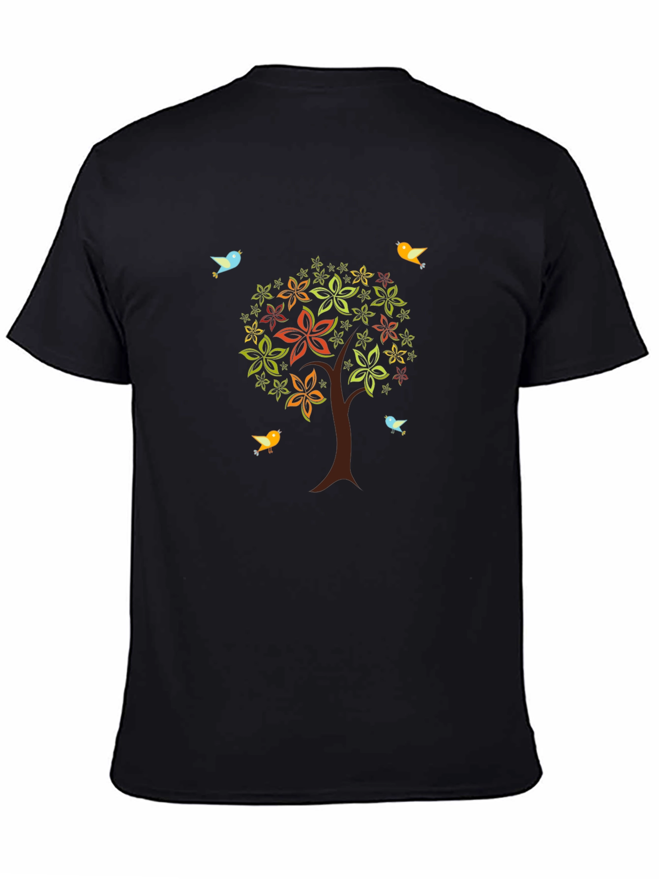 Natures Harmony Tee - Tree & Bird Design