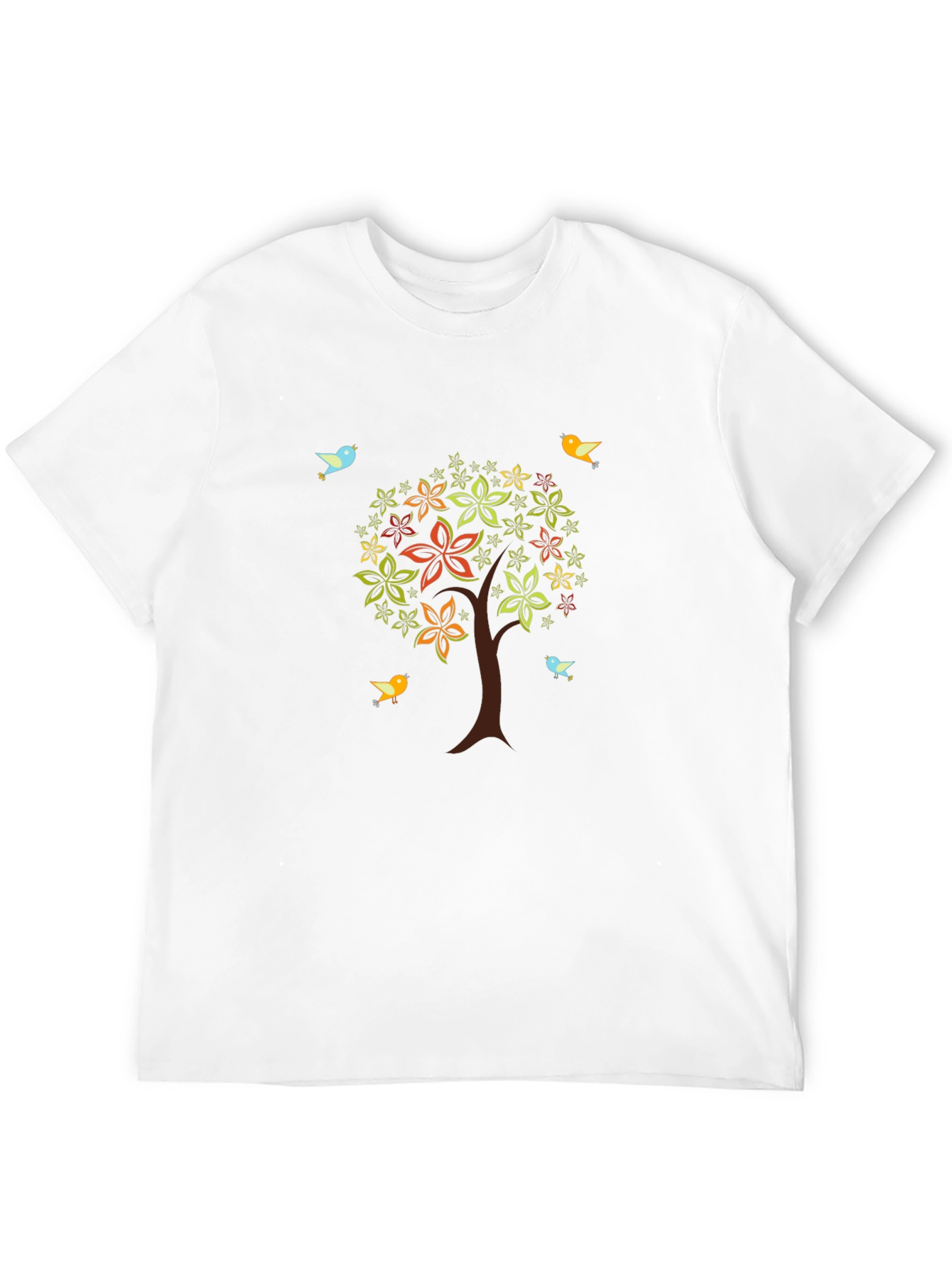 Natures Harmony Tee - Tree & Bird Design