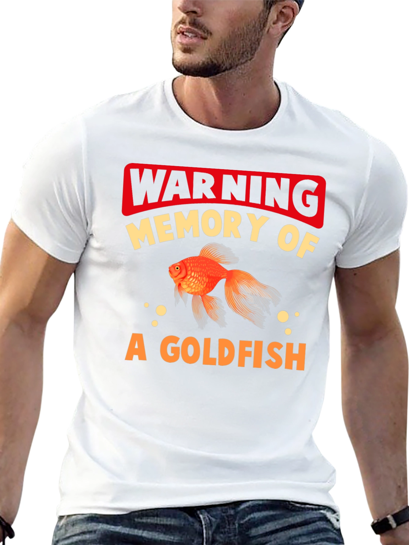 Warning Goldfish Memory Graphic Tee