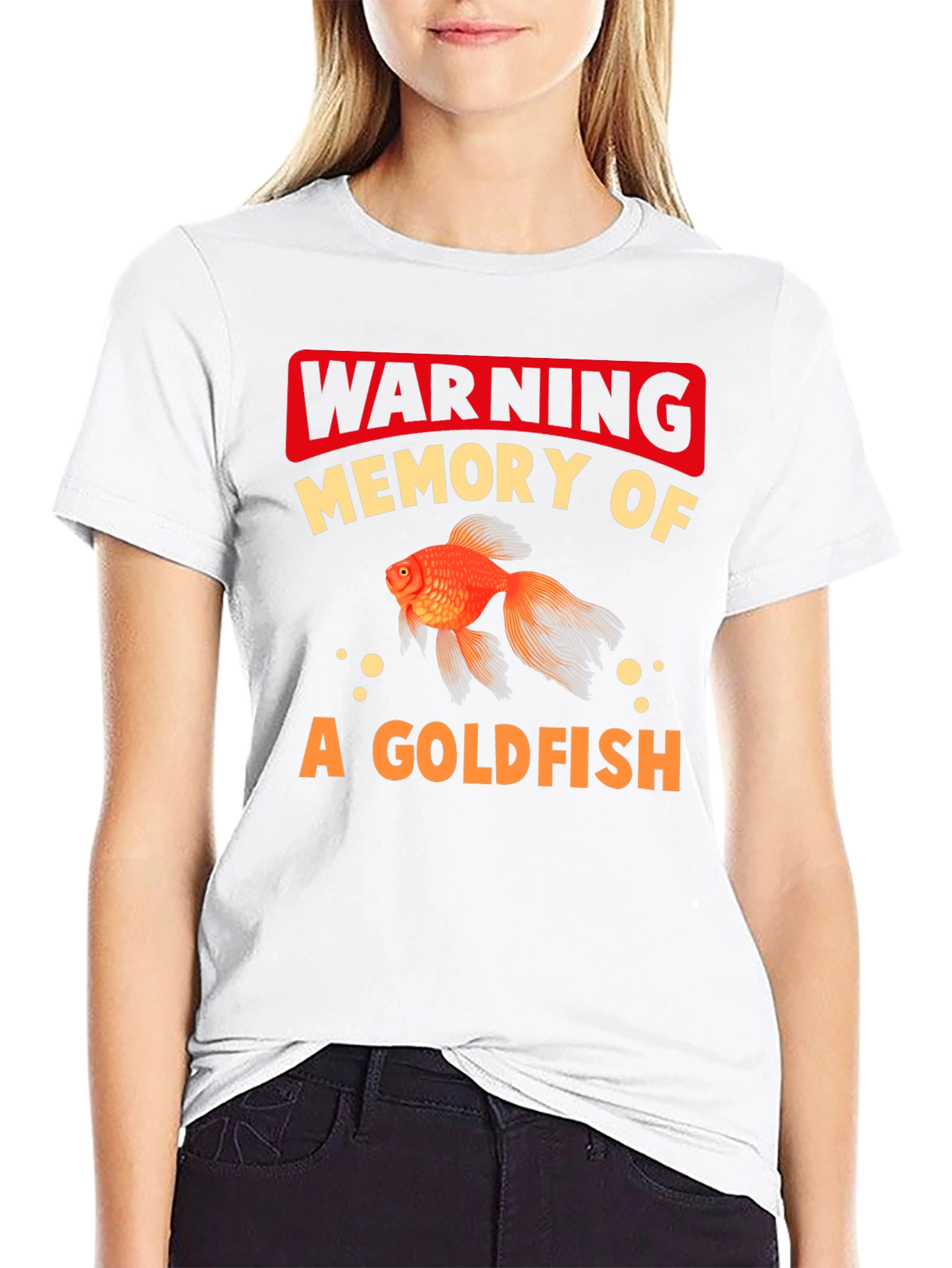 Warning Goldfish Memory Graphic Tee