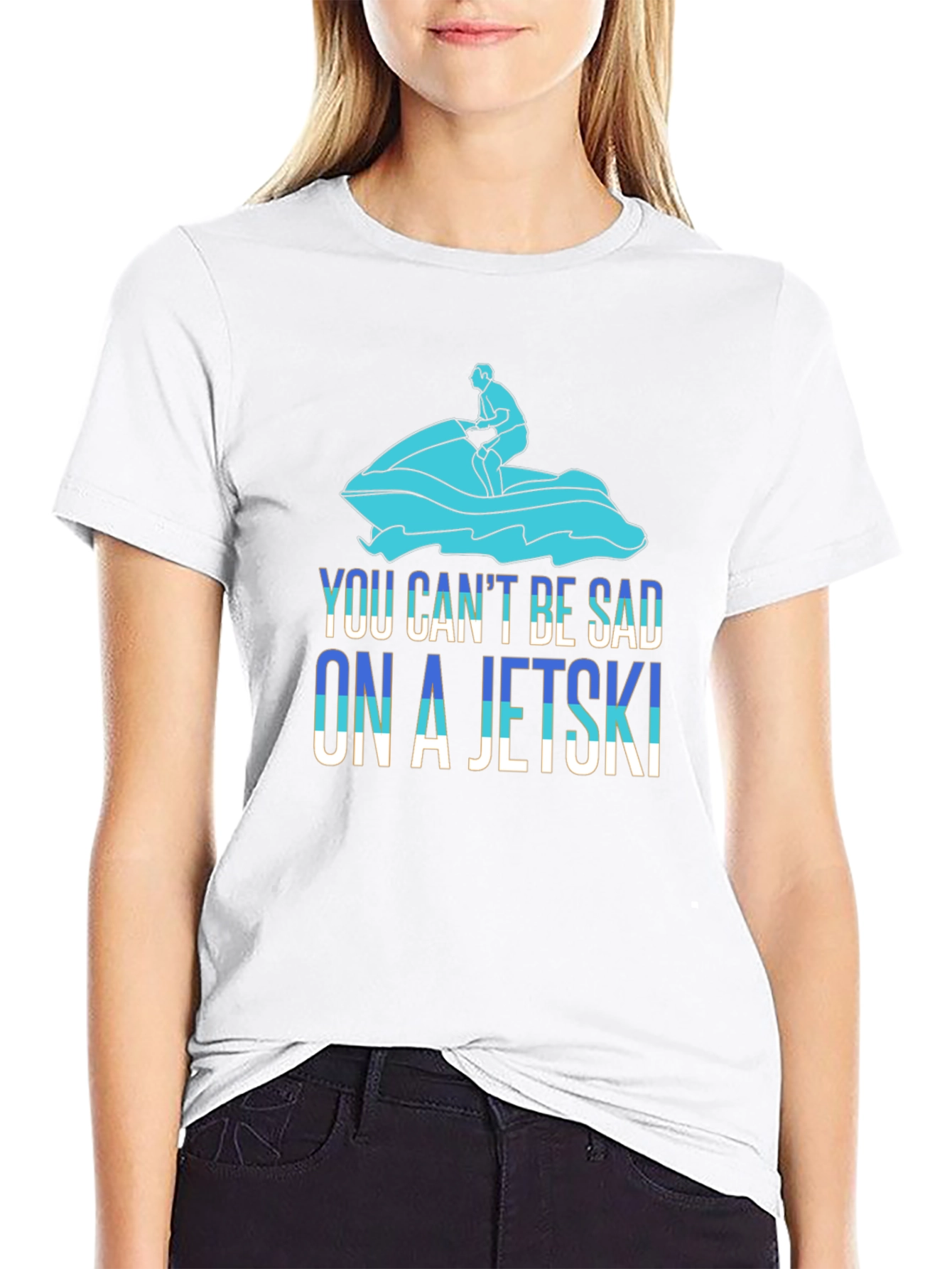 You Cant Be Sad On A Jetski T-Shirt