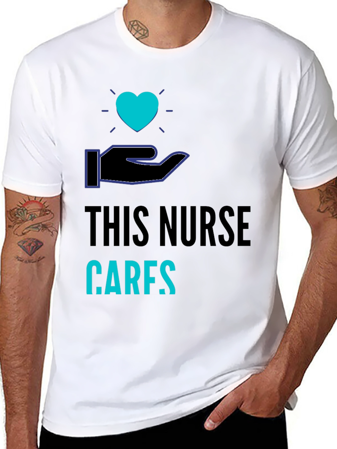 This Nurse Cares T-Shirt