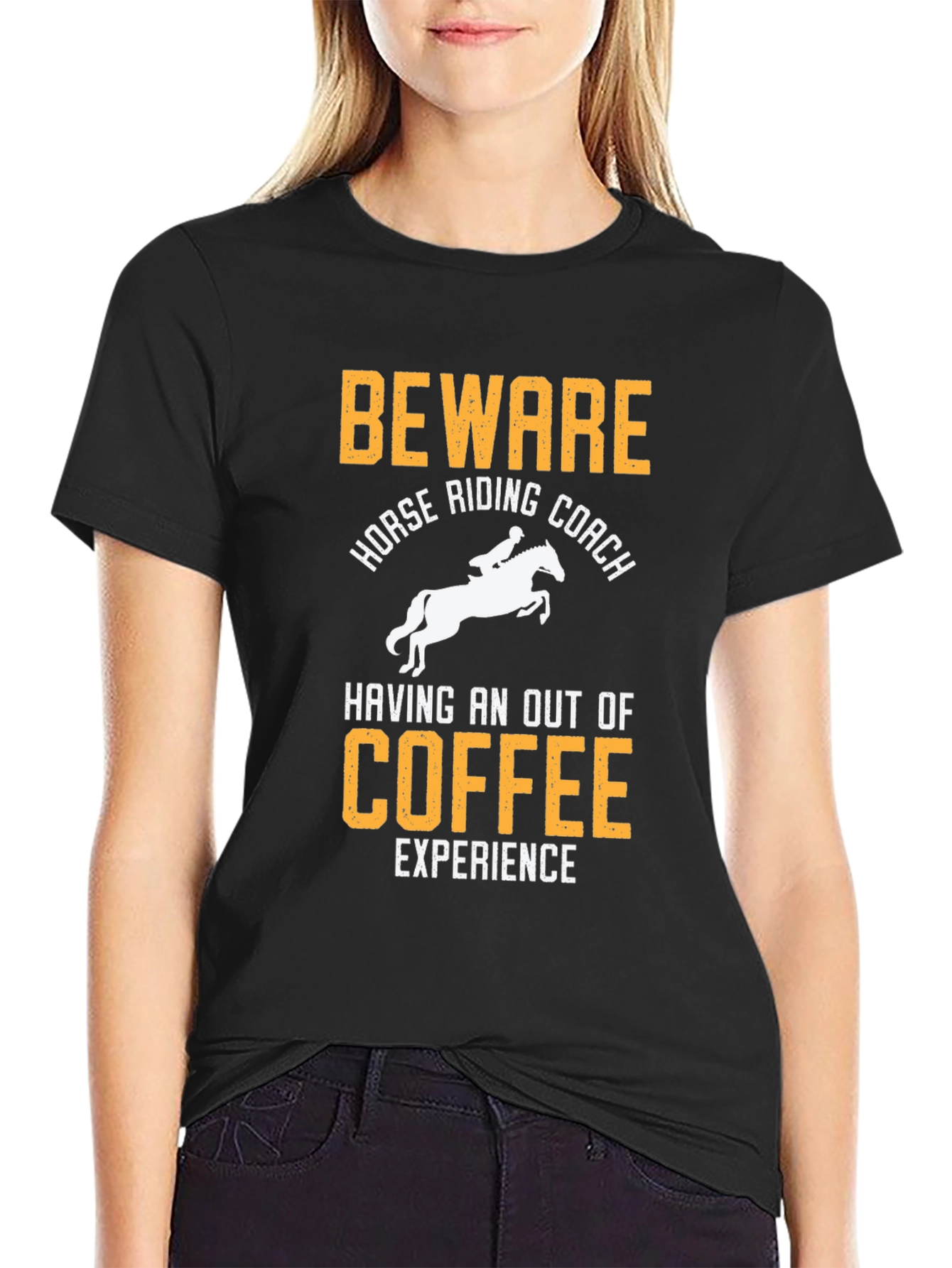 Beware Horse Riding Coach T-Shirt