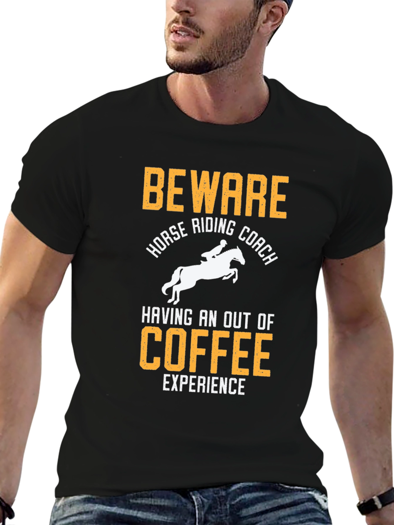 Beware Horse Riding Coach T-Shirt