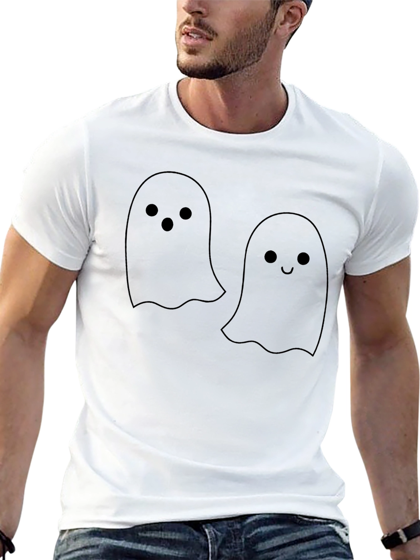 Spooky Cute Ghost Graphic Tee