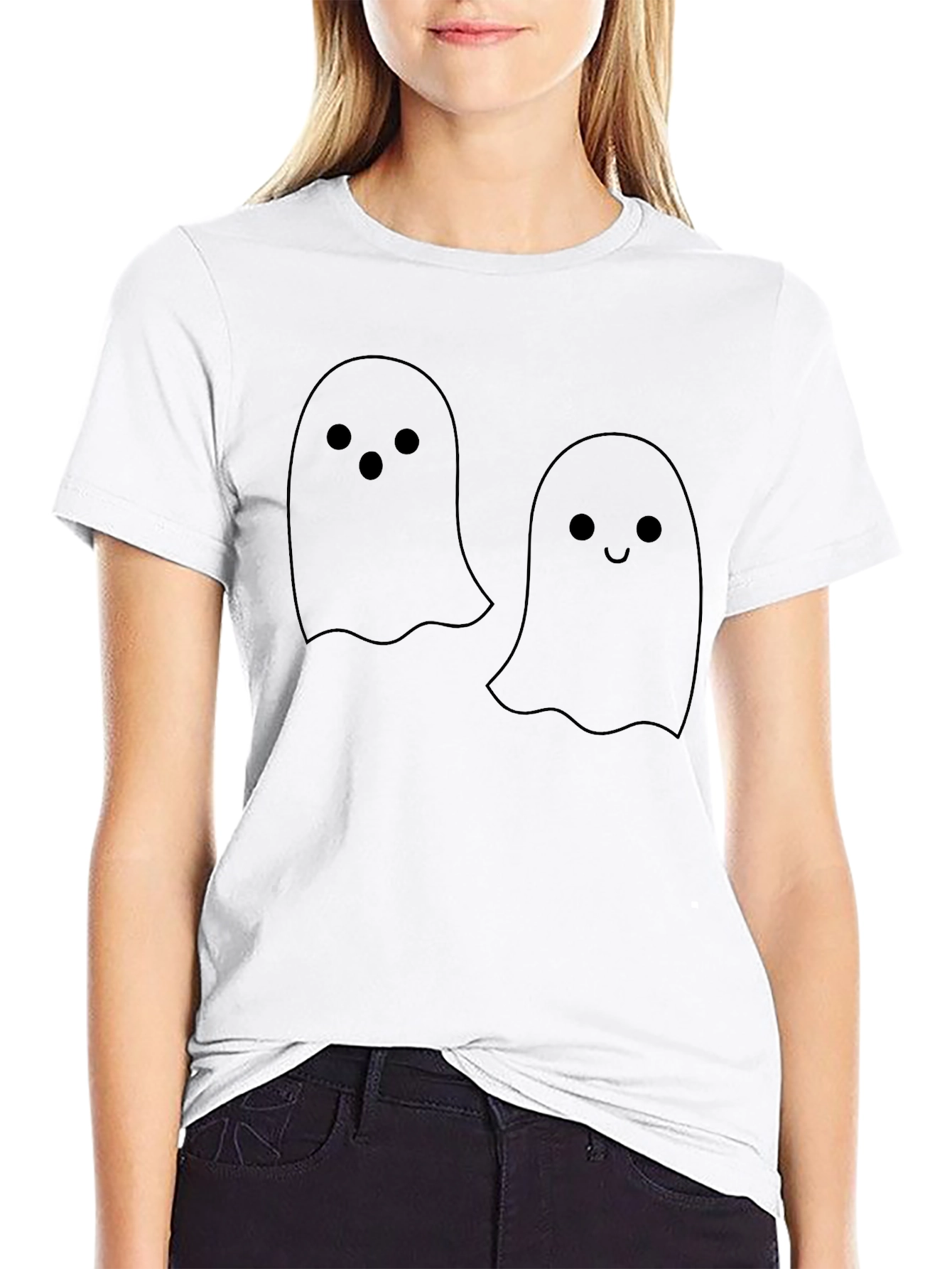 Spooky Cute Ghost Graphic Tee