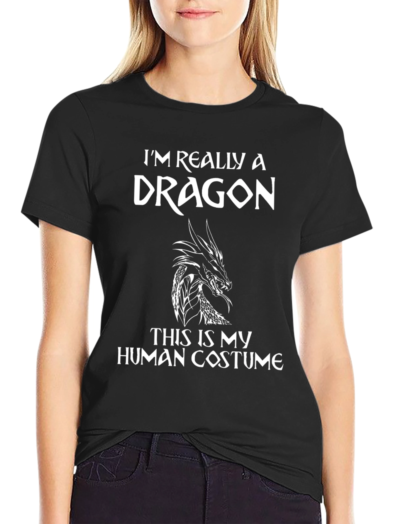 Im Really a Dragon T-Shirt - Human Costume Tee