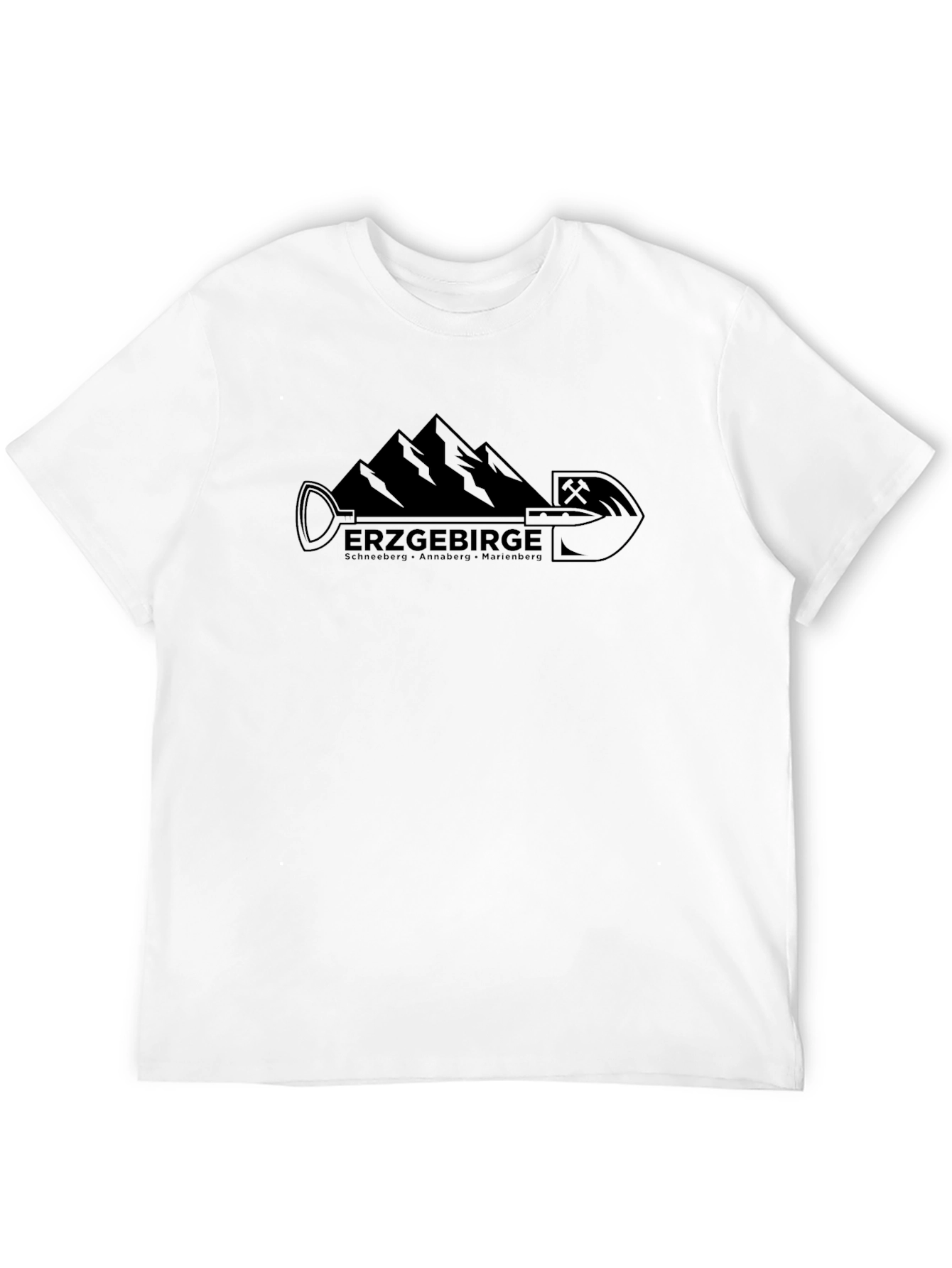 Erzgebirge Mountain T-Shirt - Black