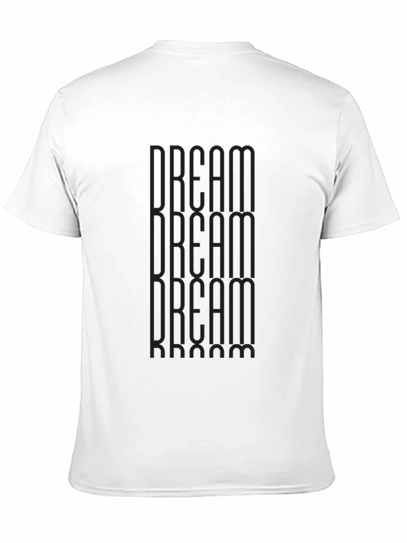 Dream Printed Black T-Shirt