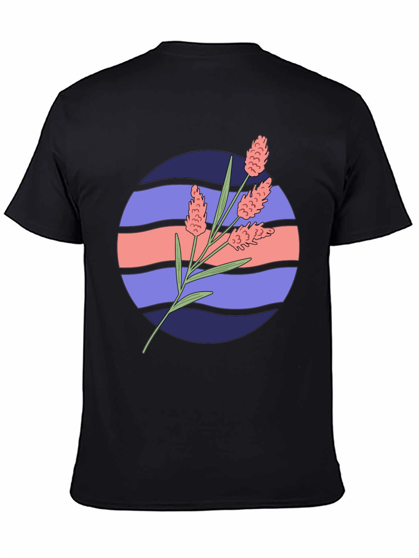Floral Graphic Tee - Retro Style