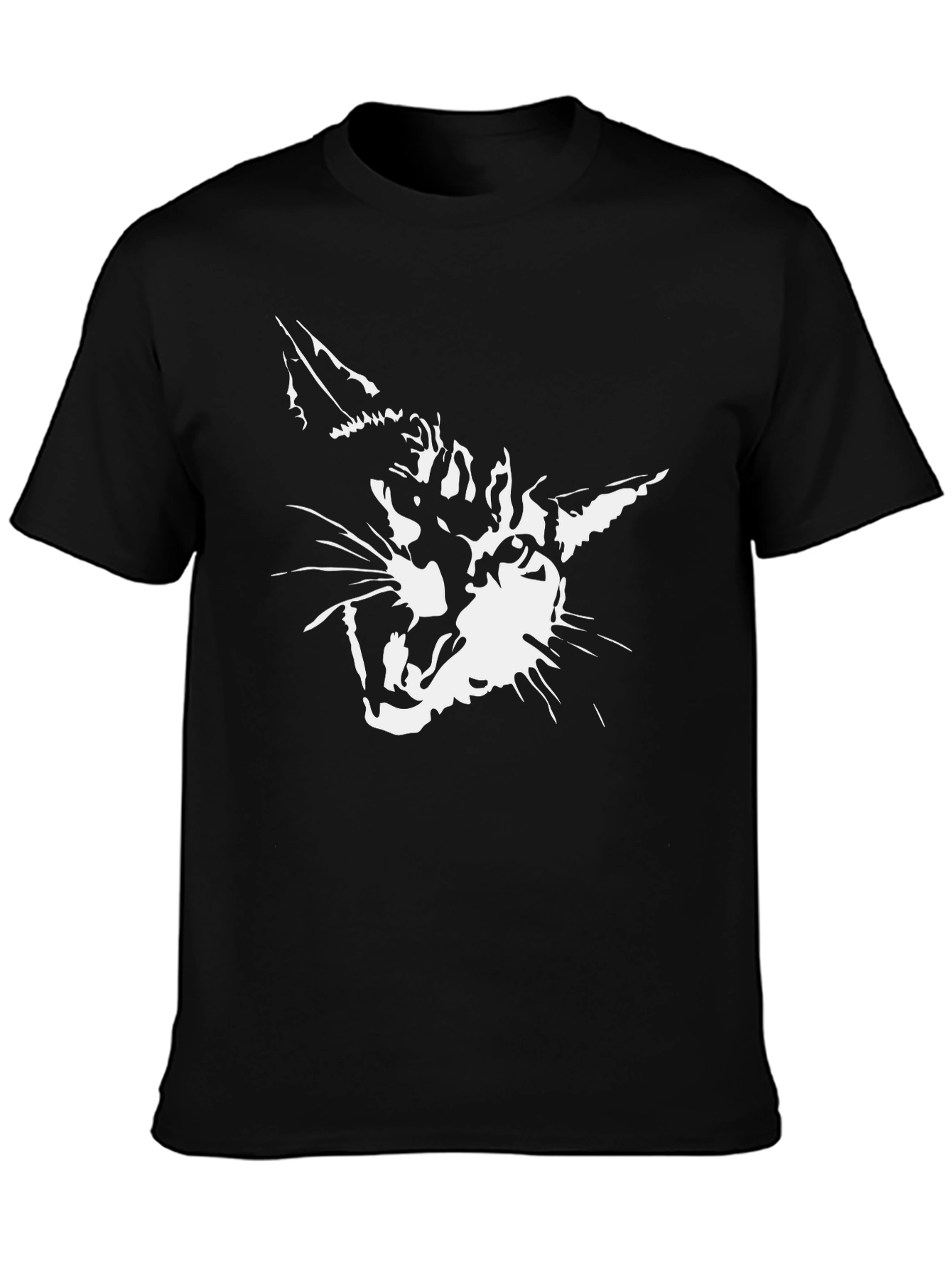 Black Cat Graphic Tee - Stylish Unisex T-Shirt