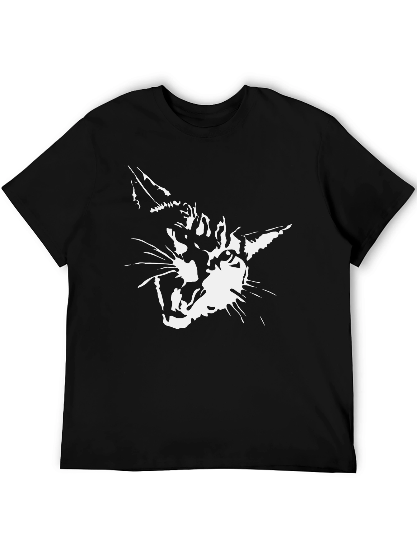 Black Cat Graphic Tee - Stylish Unisex T-Shirt