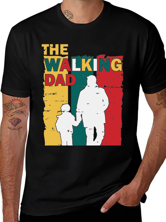 The Walking Dad Graphic T-Shirt Fathers Day Gift