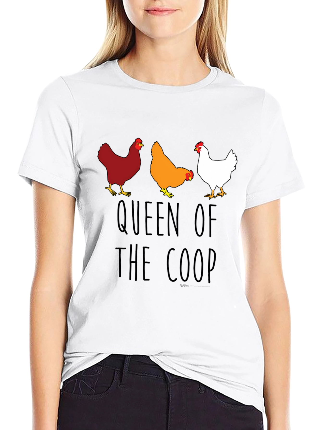 Queen of the Coop Chicken T-Shirt