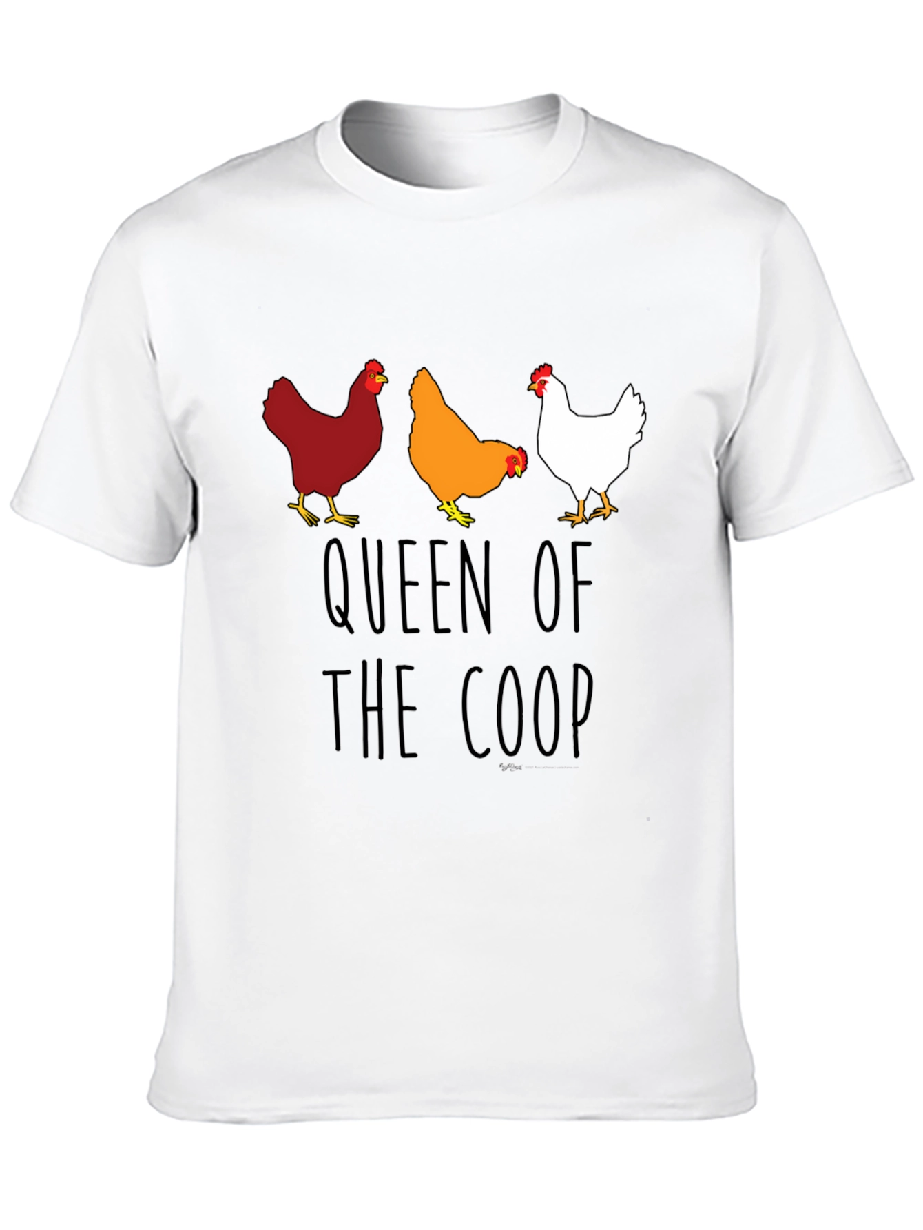Queen of the Coop Chicken T-Shirt