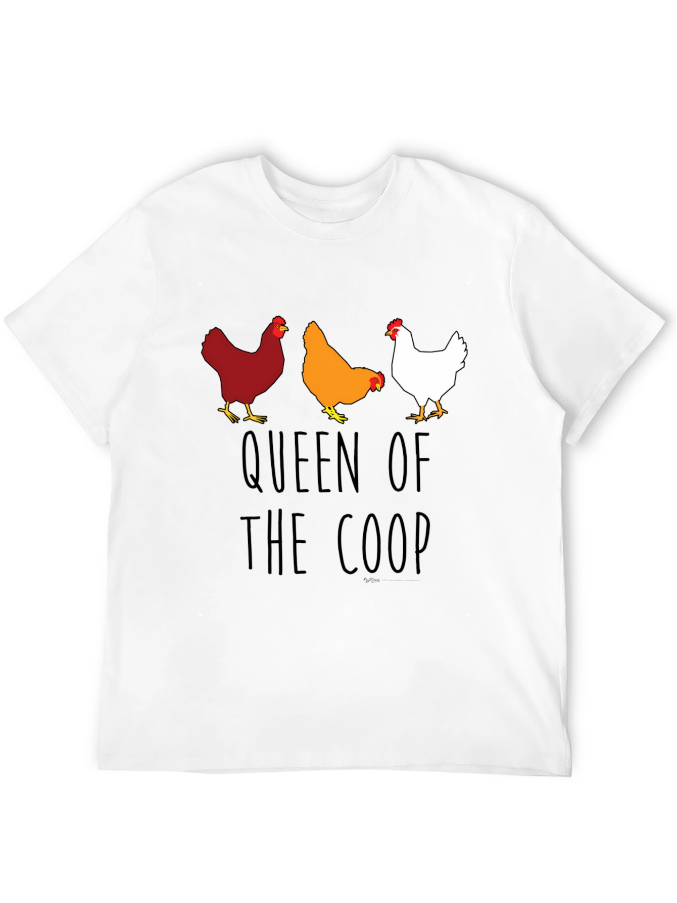 Queen of the Coop Chicken T-Shirt