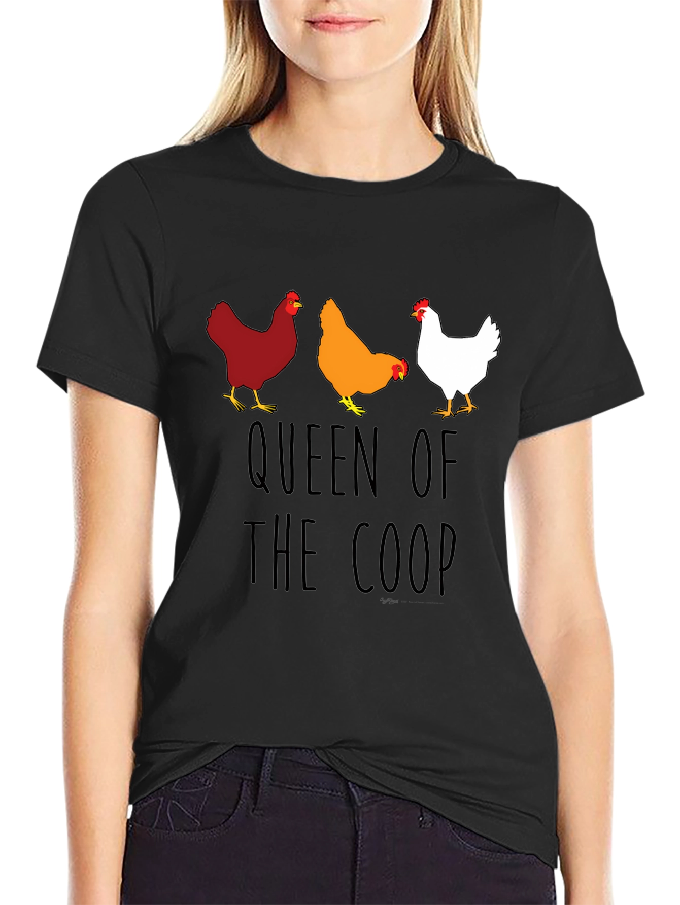 Queen of the Coop Chicken T-Shirt