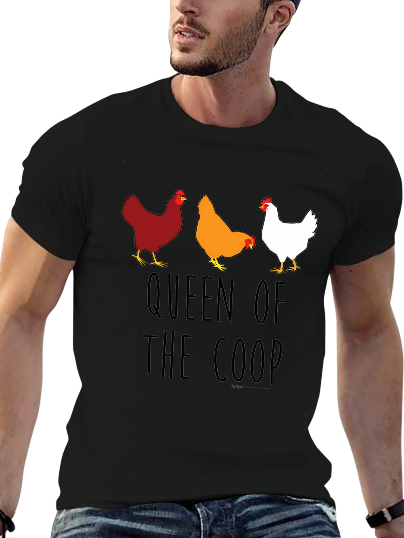 Queen of the Coop Chicken T-Shirt