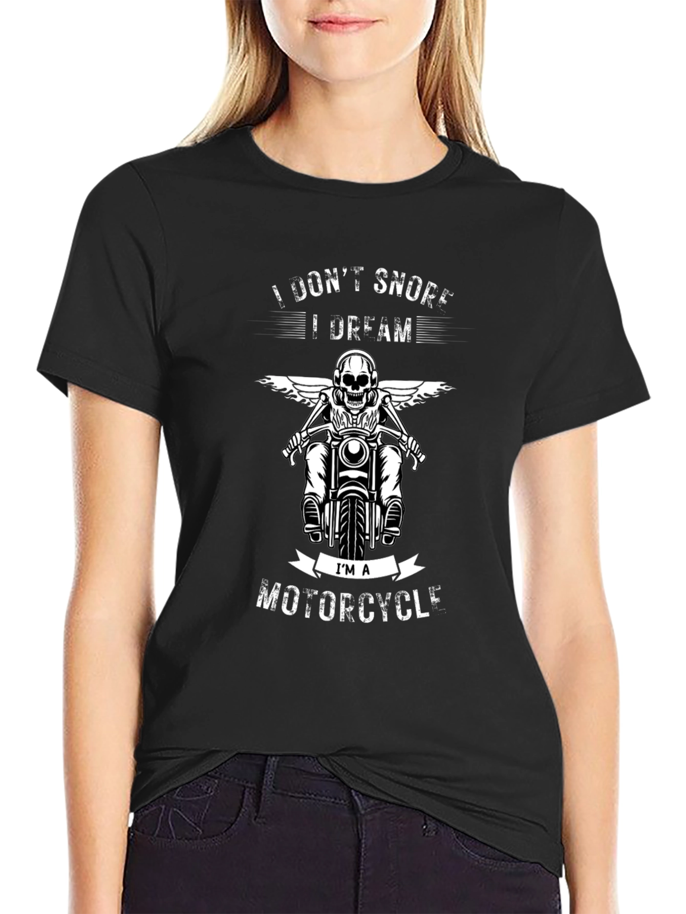 I Dont Snore Motorcycle T-Shirt