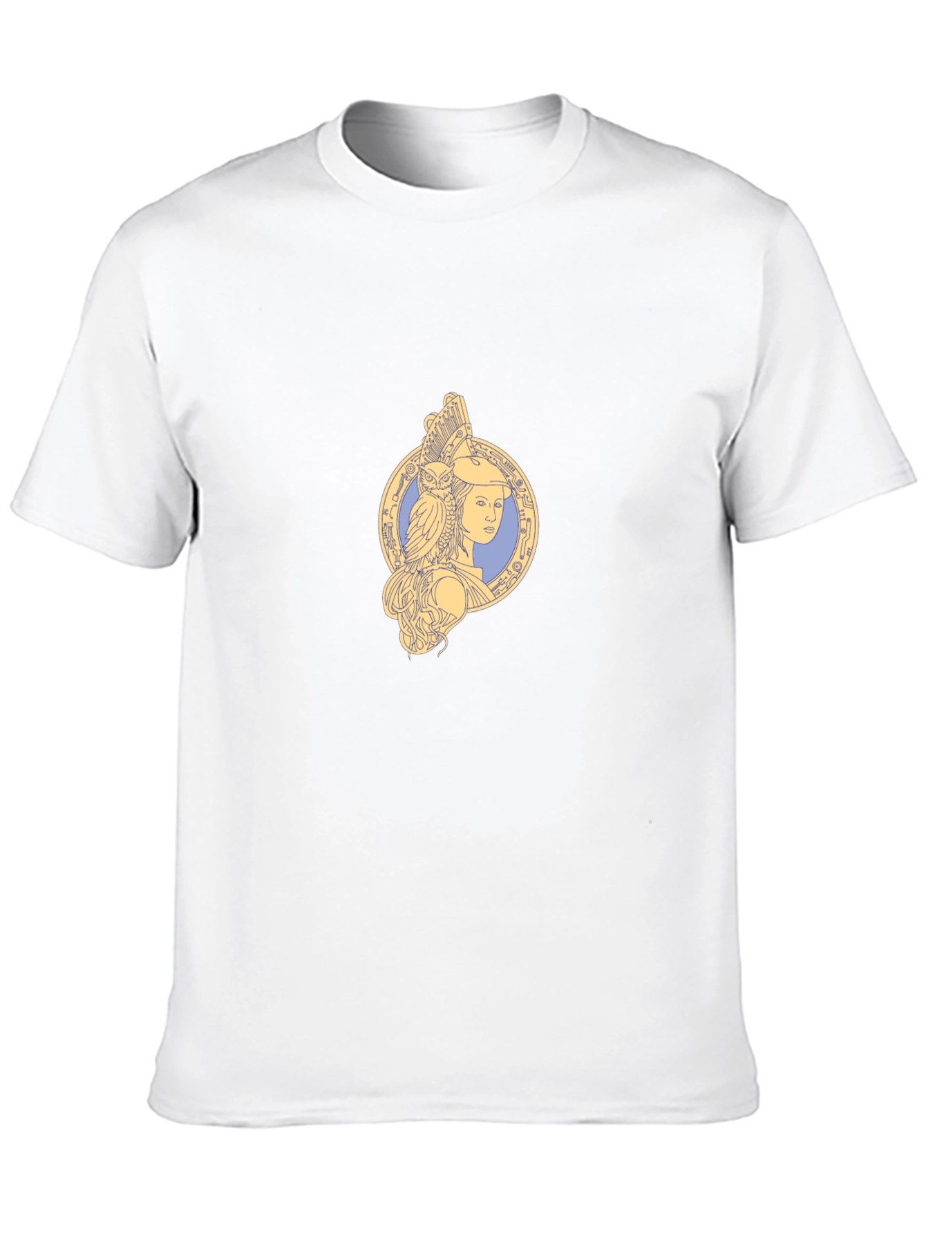 Athena Owl T-Shirt - Greek Goddess Tee