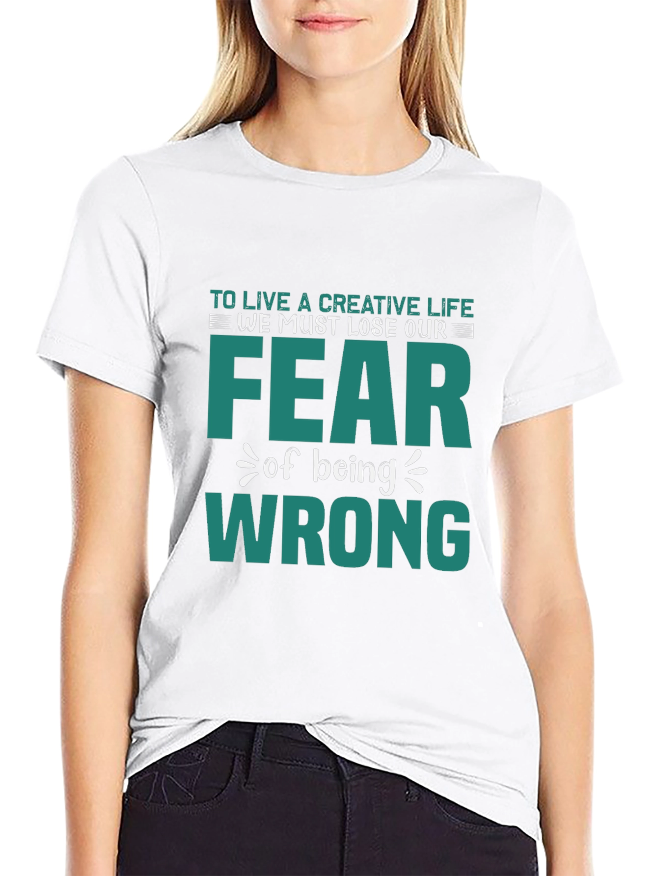Creative Life Fearless T-Shirt - Motivational Graphic Tee