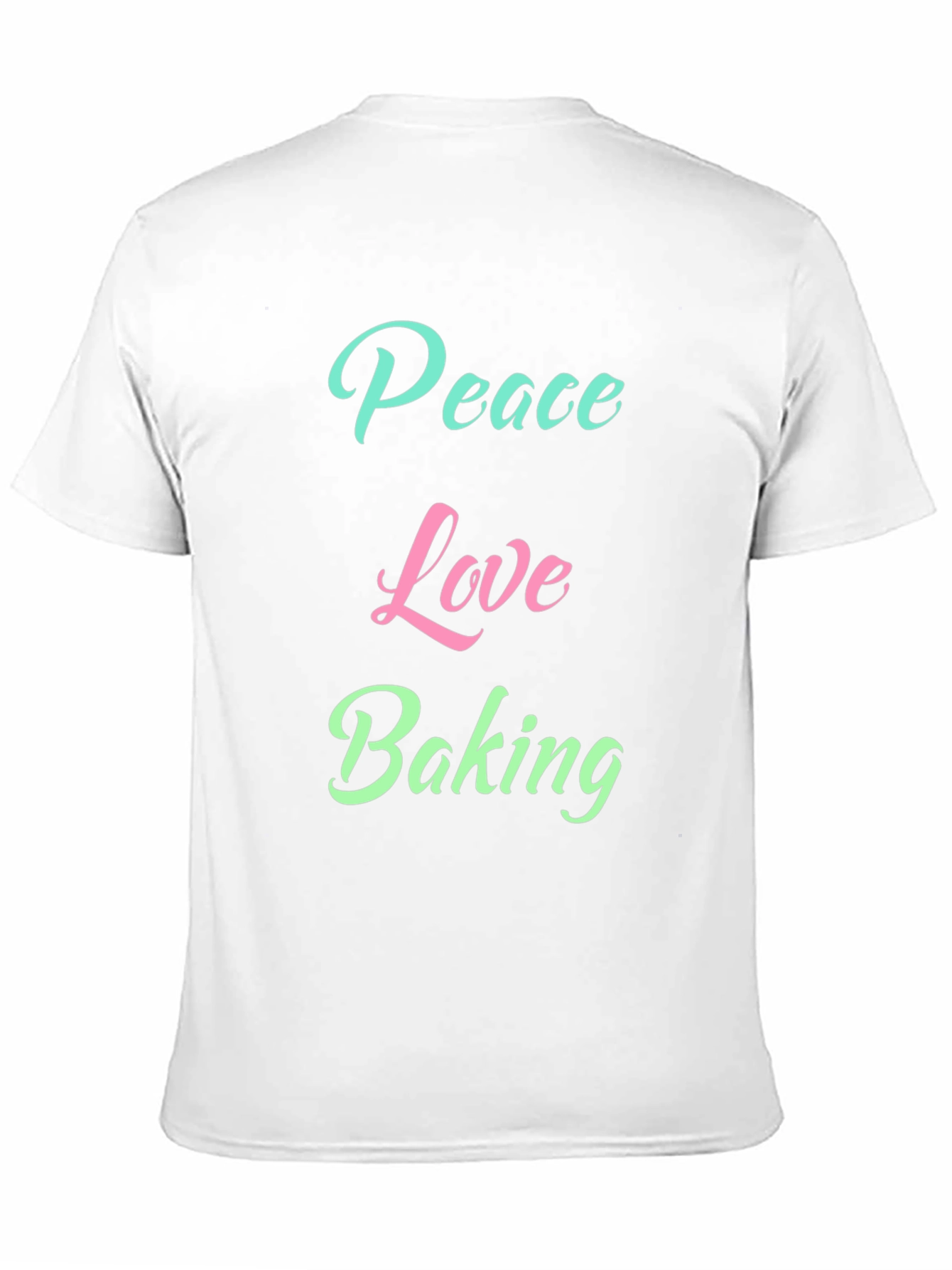 Peace Love Baking Graphic T-Shirt