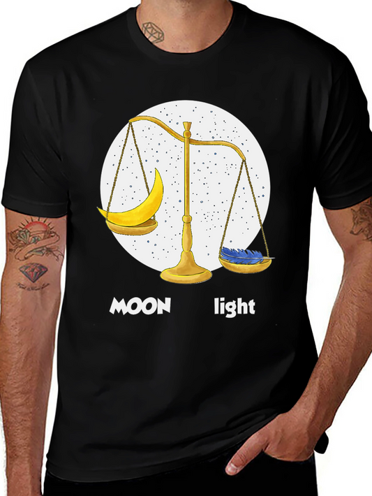 Moonlight Balance T-Shirt - Unique Graphic Tee