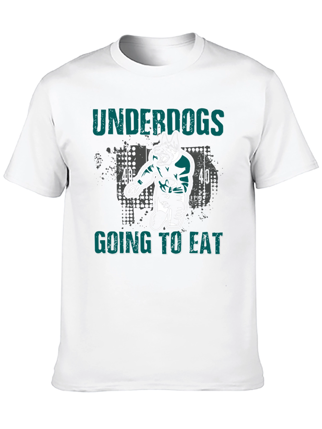 Underdogs Going To Eat Football Dog T-Shirt
